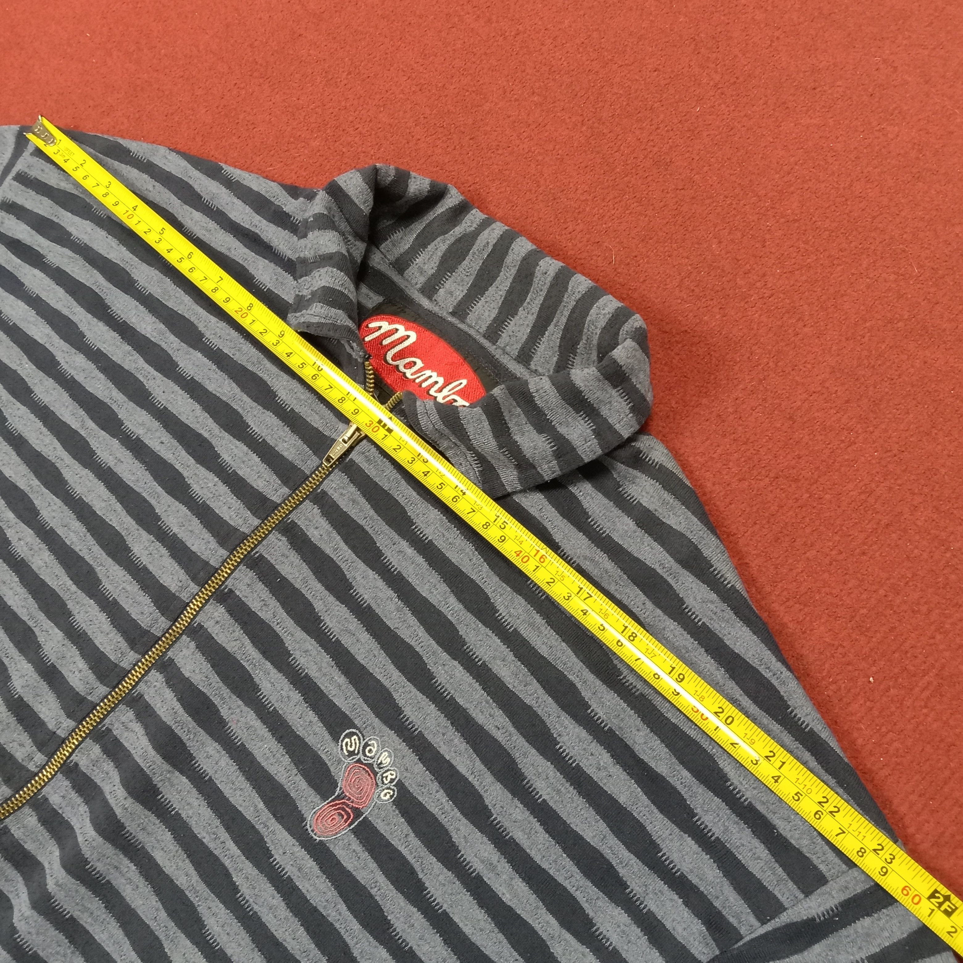 Mambo × Vintage Mambo Surfing Streetwear Style Stripes Design Sweater Size US L / EU 52-54 / 3 - 9 Thumbnail