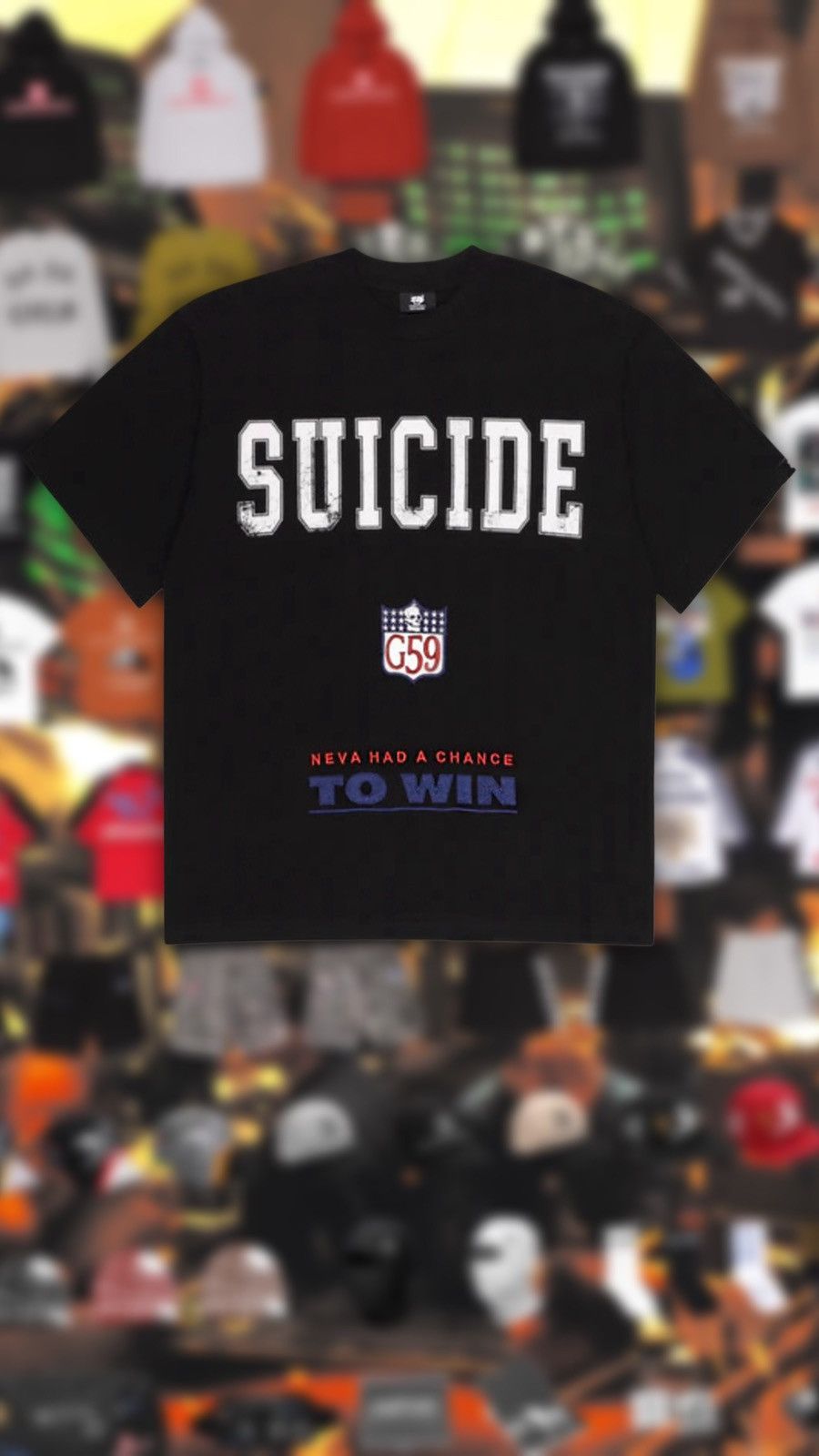G59 Records $uicideboy$ G59 BORN 2 LOSE TEE BLACK Size US M / EU 48-50 / 2 - 13 Thumbnail