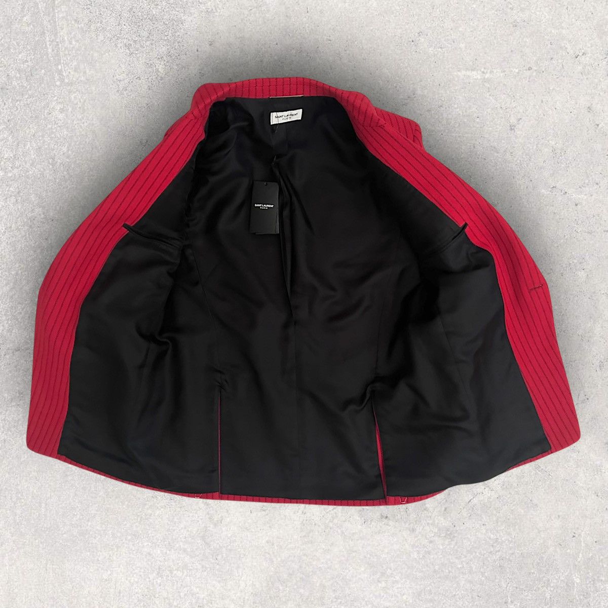 Saint Laurent Wool Pinstripe Blazer