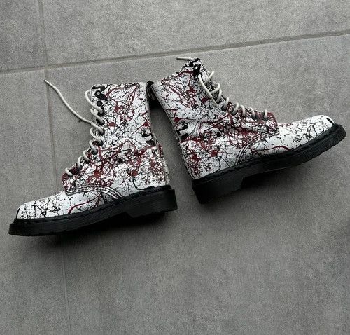 Dr. Martens Dr.Martens Womens Multicolor Leather Shoes Size US 7 / IT 37 - 8 Thumbnail
