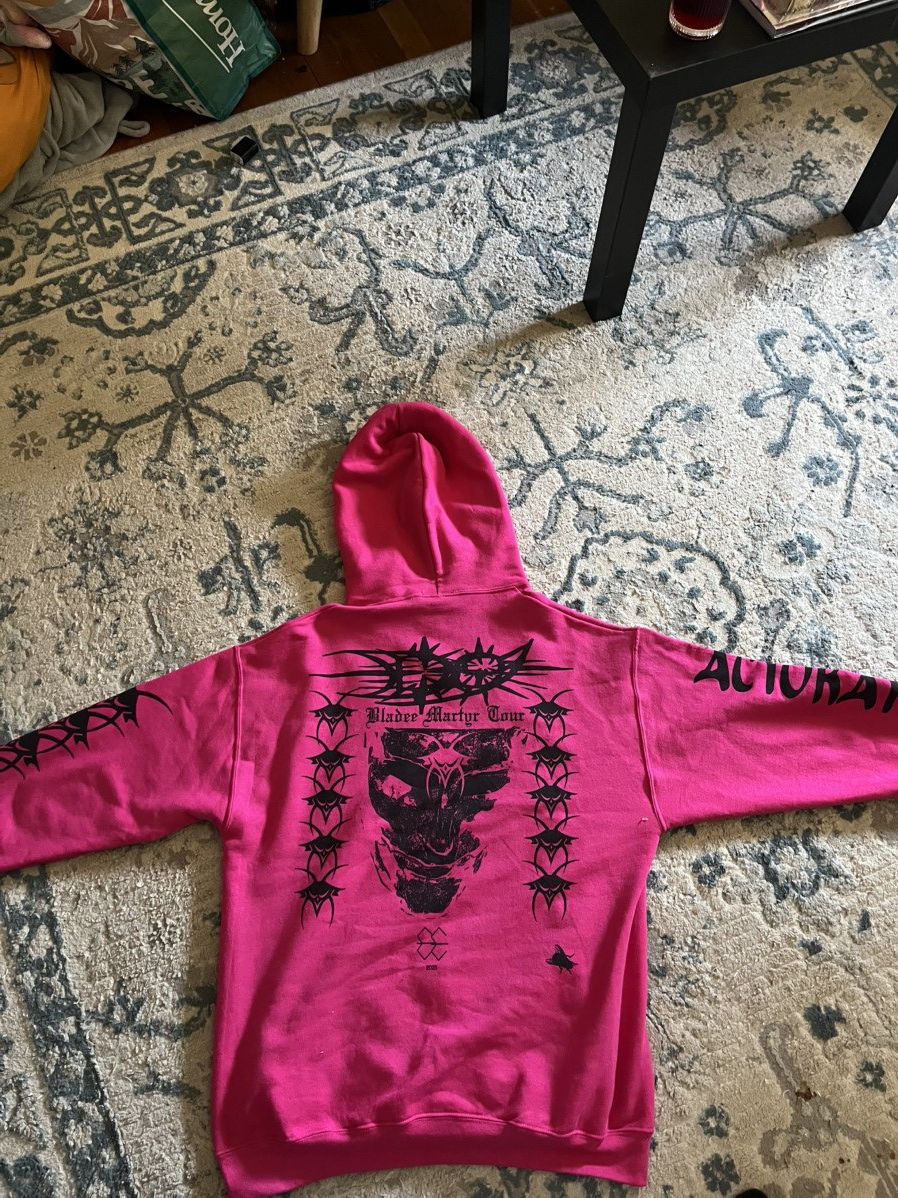 Drain Gang Bladee martyr tour acid rain hoodie Size US L / EU 52-54 / 3 - 4 Thumbnail