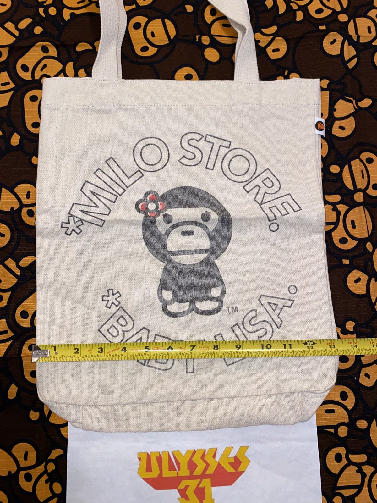 Bape Baby Milo Baby Lisa Canvas Tote Size ONE SIZE - 9 Thumbnail