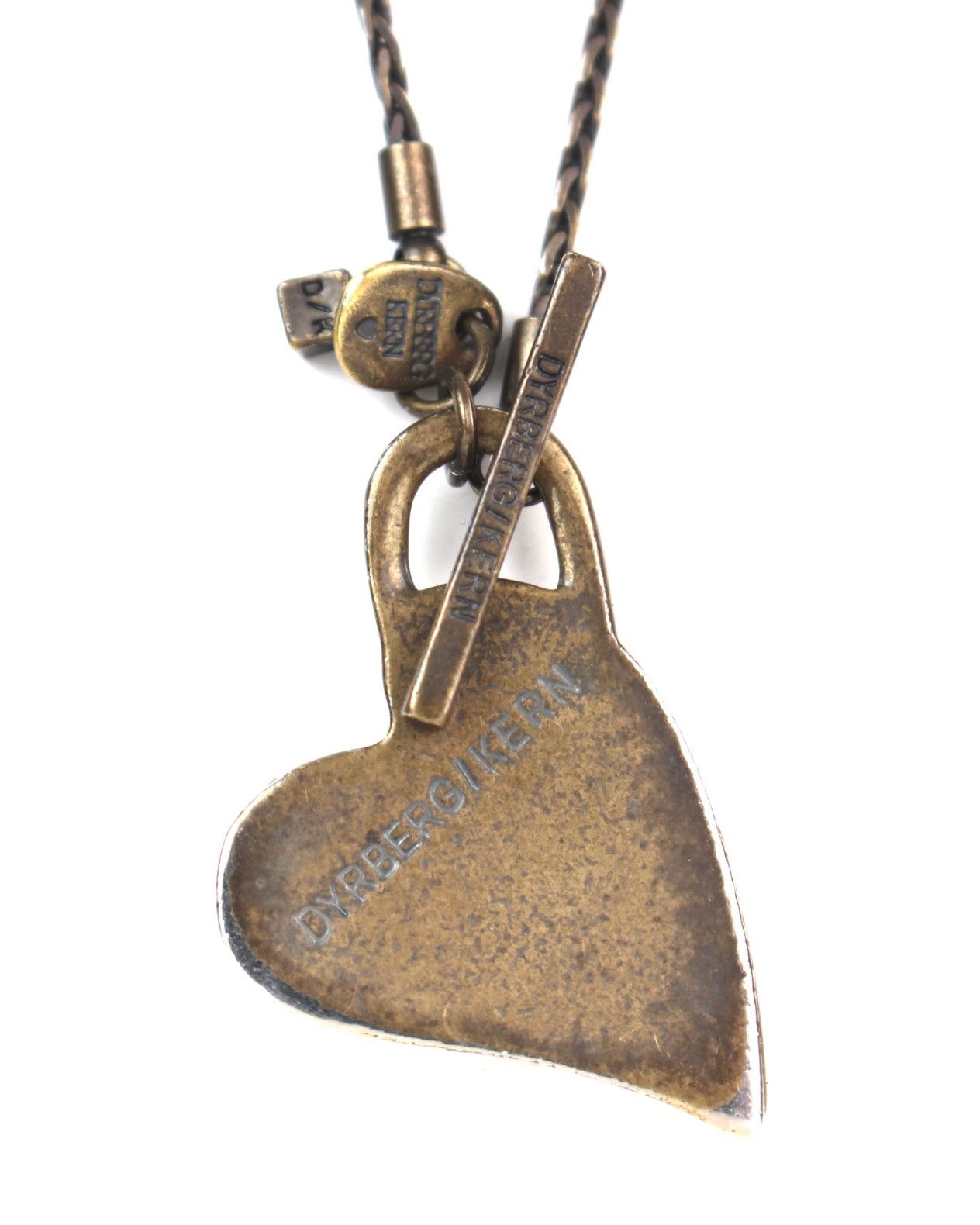 Hysteric Glamour DYRBERG/KERN CRYSTAL HEART PENDANT ROPE NECKLACE Size ONE SIZE - 3 Thumbnail