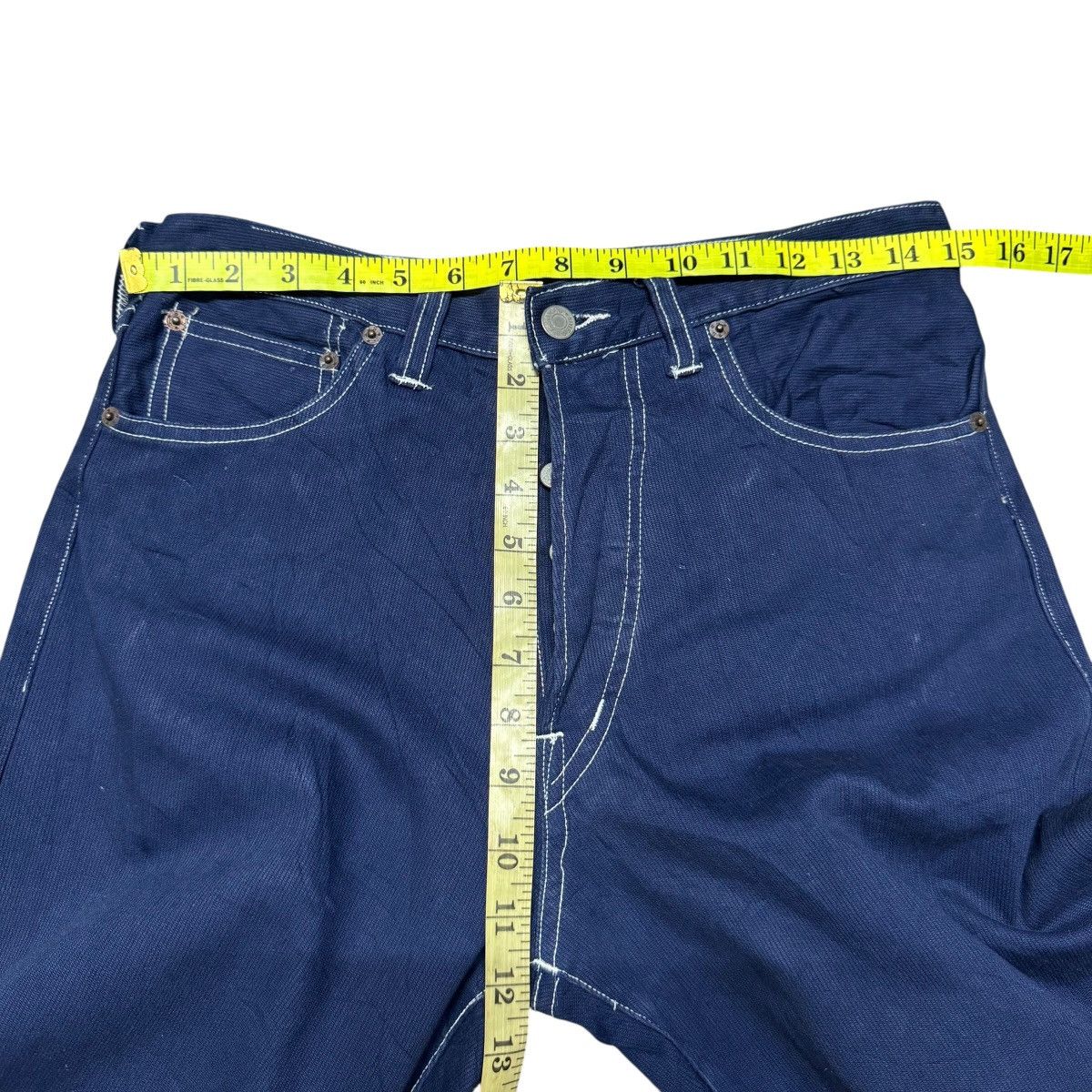Full Count & Co. Pique Denim Indigo Jeans By Standard Style Shop Fujimoto Size US 30 / EU 46 - 17 Thumbnail