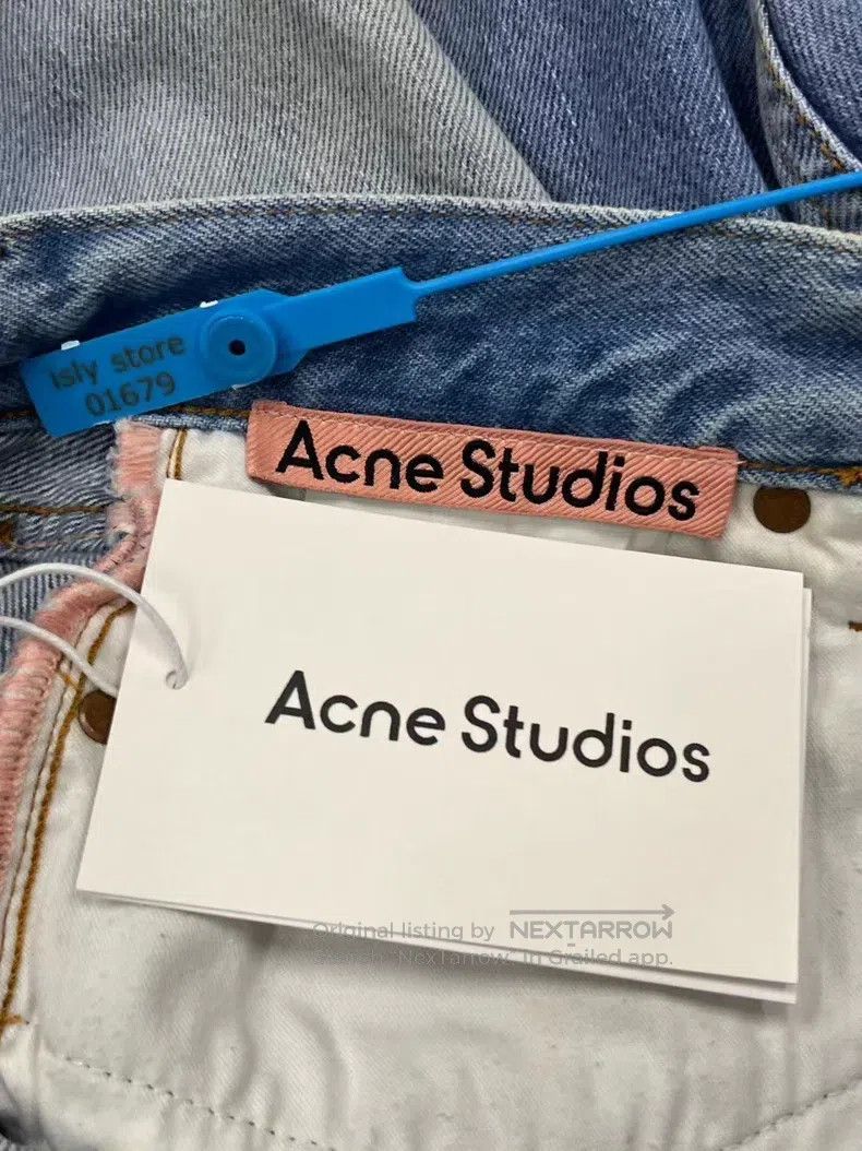 Acne Studios Acne Studios Washed Cleanfit Non-Stretchy Low-Waist Loose Size US 28 / EU 44 - 5 Thumbnail