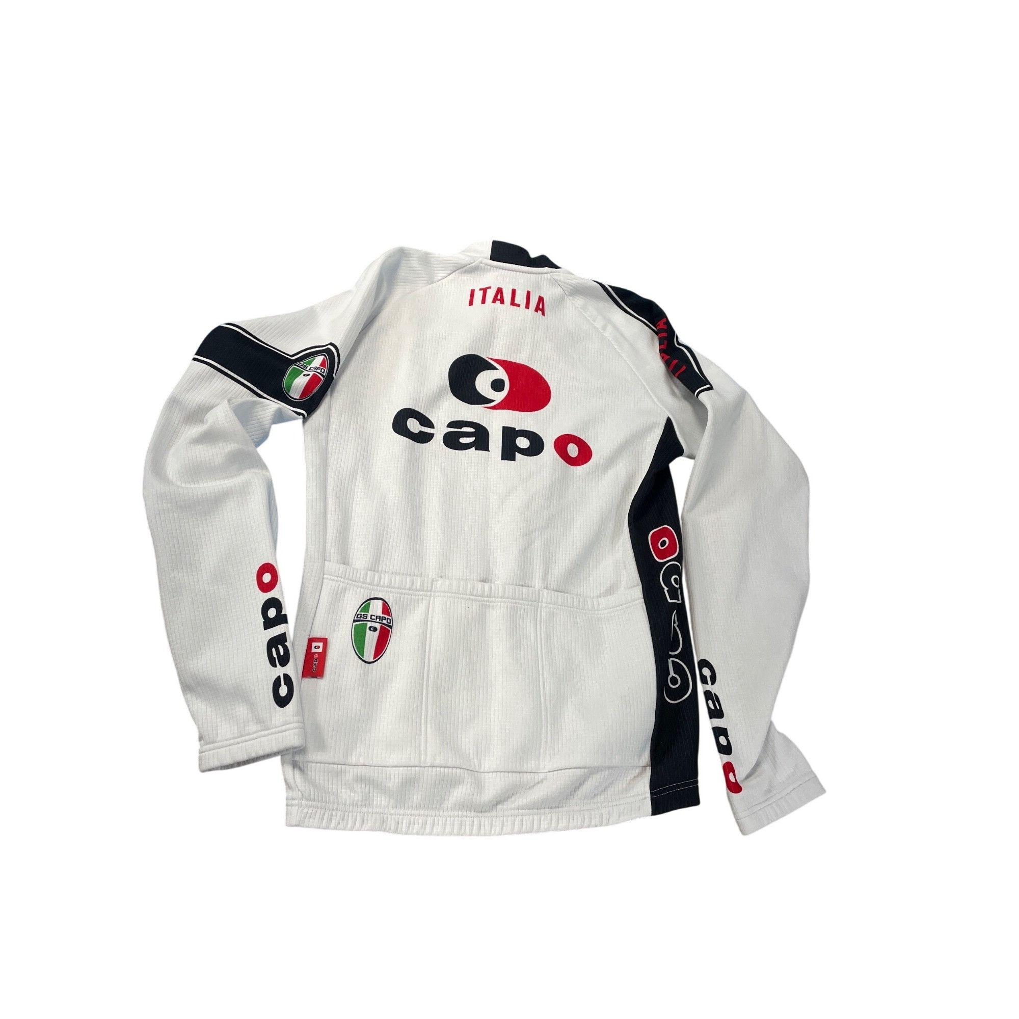 Other Capo GS (Gruppo Supportivo) Mens white black Full Zip Jersey Size US L / EU 52-54 / 3 - 8 Thumbnail