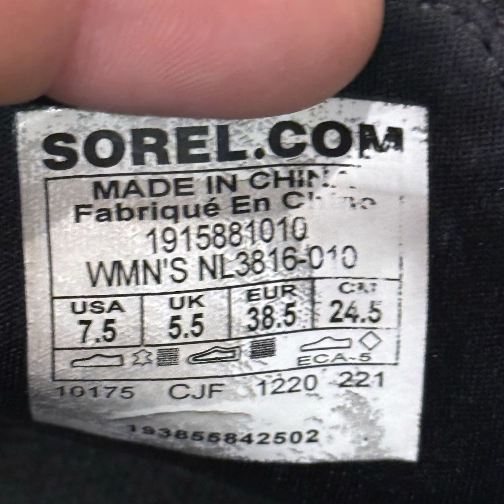 SOREL Sorel Boots Womens 7.5 Evie Chelsea Black Pull On Comfort Wedge Heels NL3816-010 Size US 8 / IT 38 - 3 Thumbnail