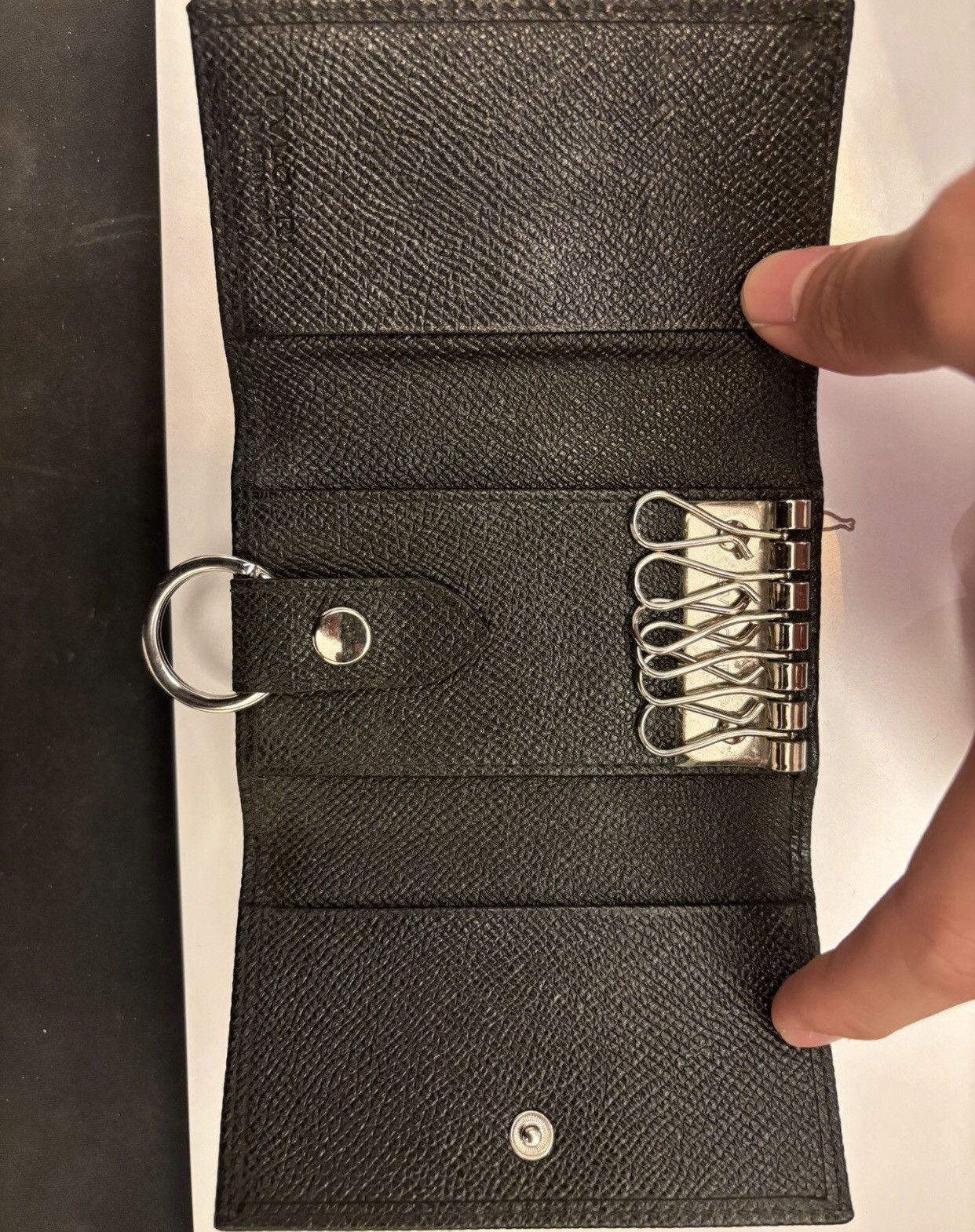 Bvlgari × Fragment Design Bvlgari x Fragment Design Leather Key Case 2412-Nextarrow Size ONE SIZE - 4 Thumbnail