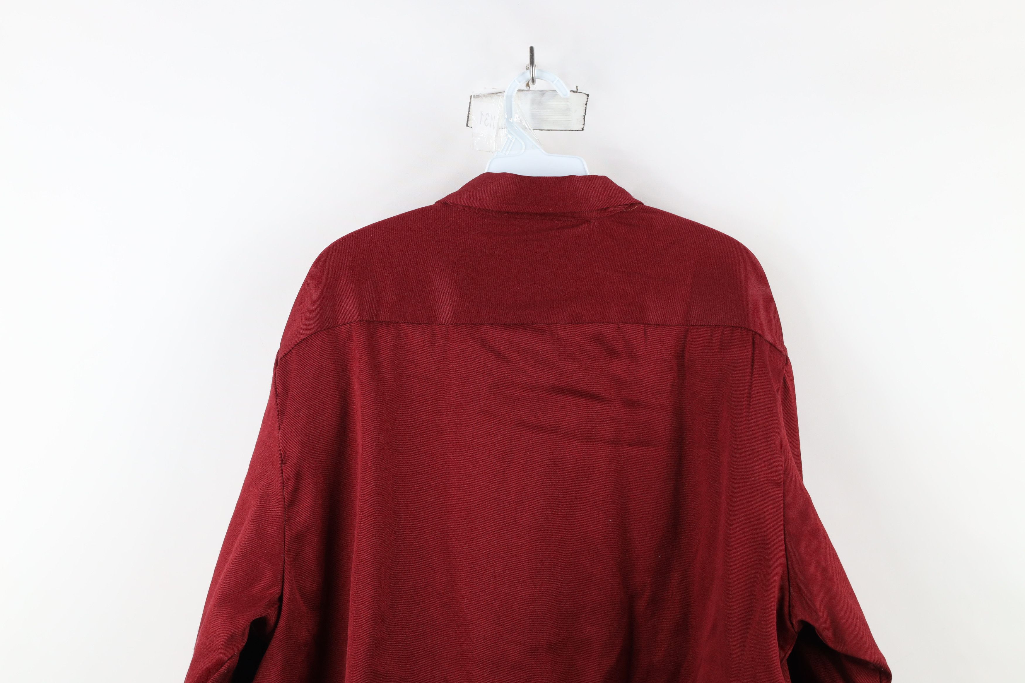 Vintage Vintage 90s Streetwear Lined Button Shirt Jacket Jac Shirt Size US L / EU 52-54 / 3 - 13 Thumbnail