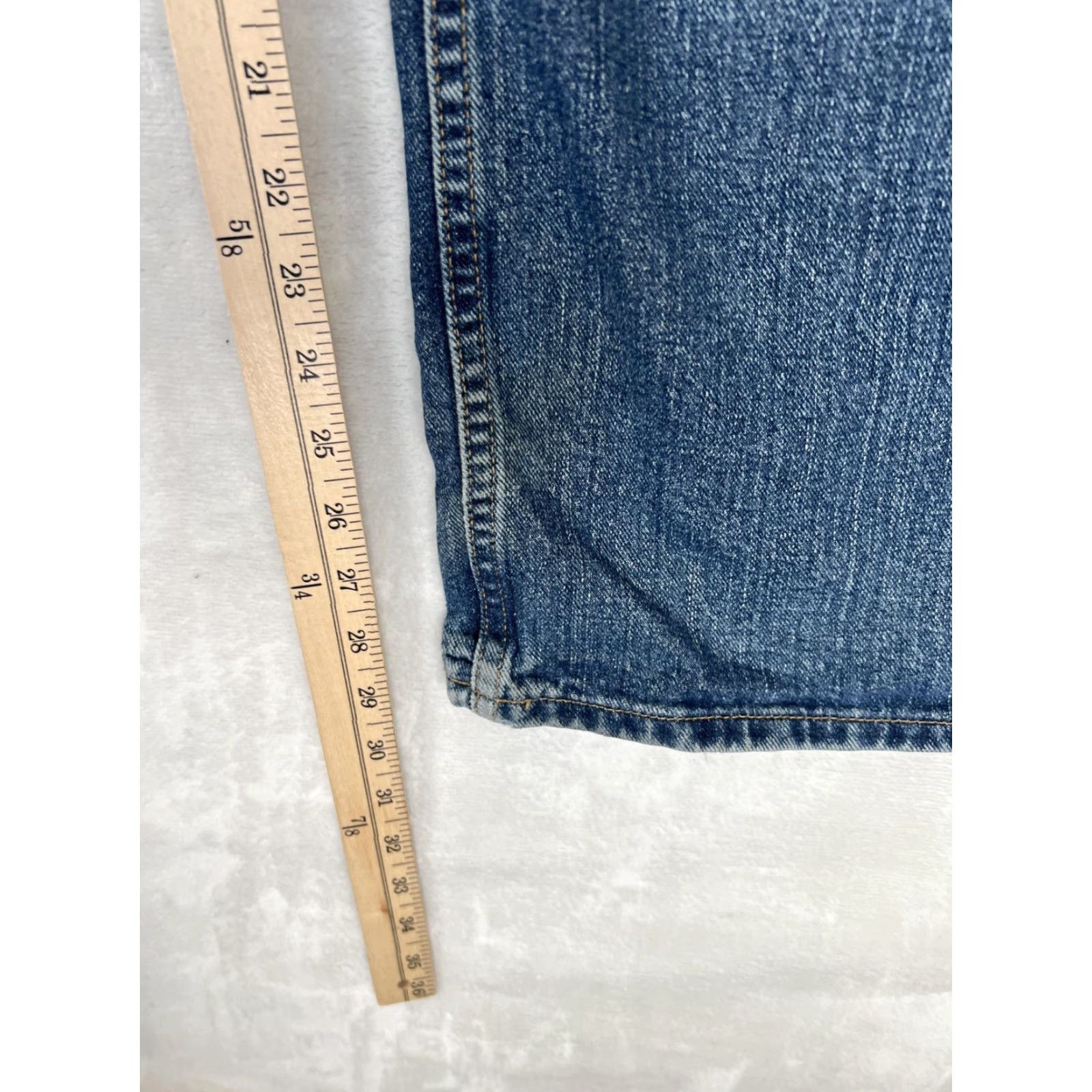 Vintage VINTAGE Polo Jeans Co Jeans Mens 34x30 Blue Relaxed Straight Denim Distress Y2K Size US S / EU 44-46 / 1 - 3 Thumbnail