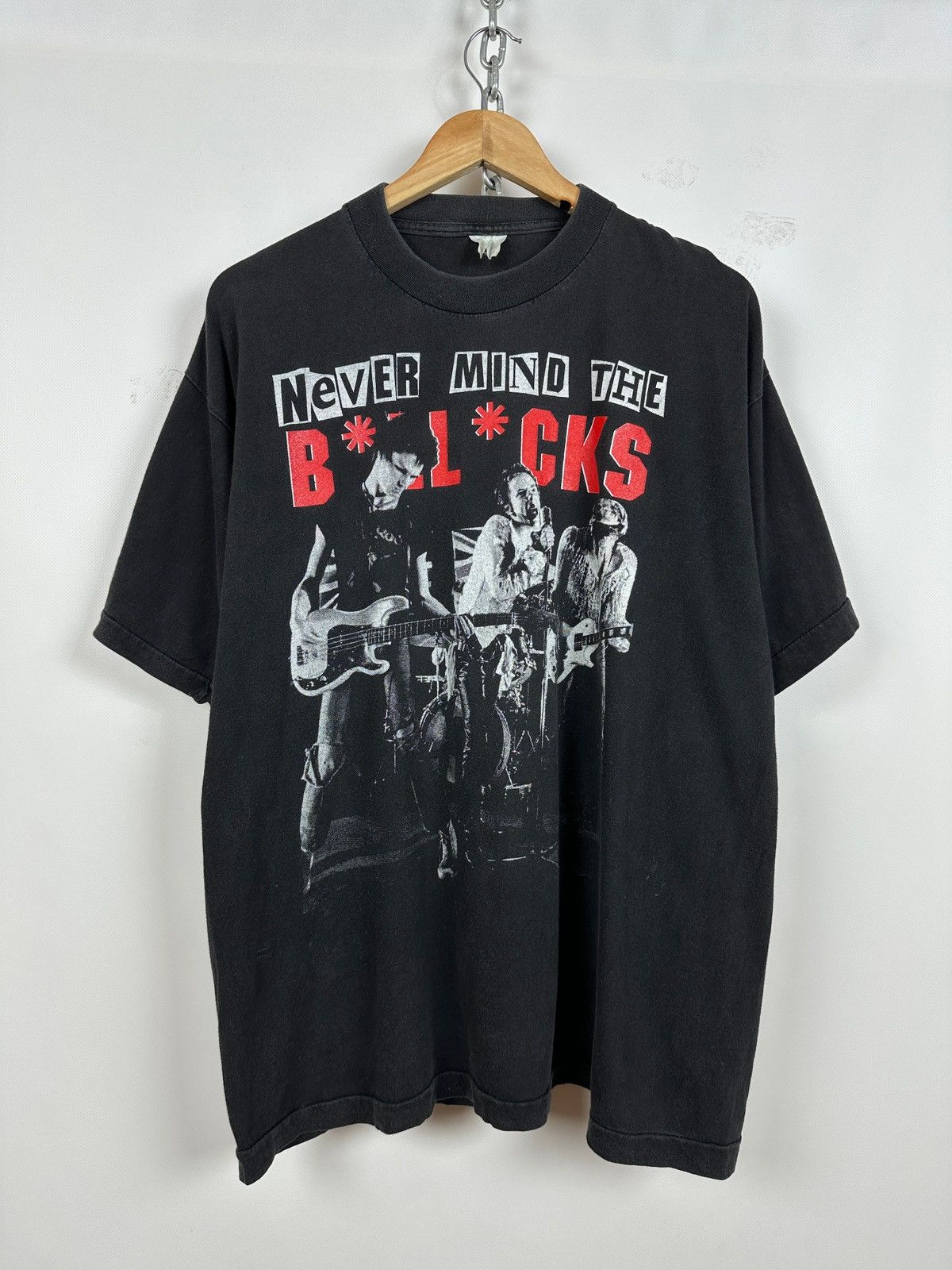 Sex Pistols Never Mind The B******s Band Logo T-Shirt - Official Men's Black Tee