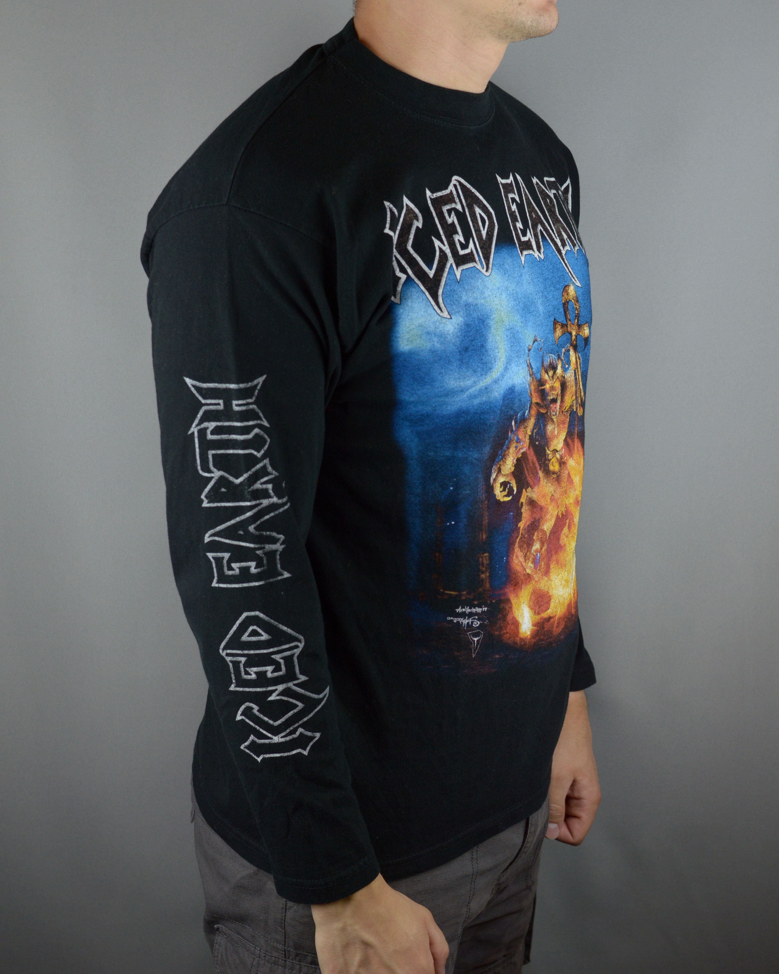 Vintage Vintage Iced Earth Alive In Athens 1999 longsleeve t shirt Size US M / EU 48-50 / 2 - 2 Thumbnail