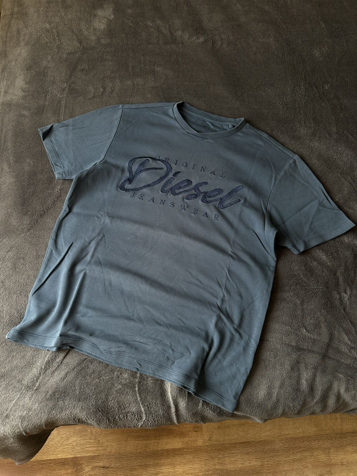 Diesel × Vintage Vintage Diesel Tee Shirt Big Logo Japan Style Size US S / EU 44-46 / 1 - 2 Thumbnail