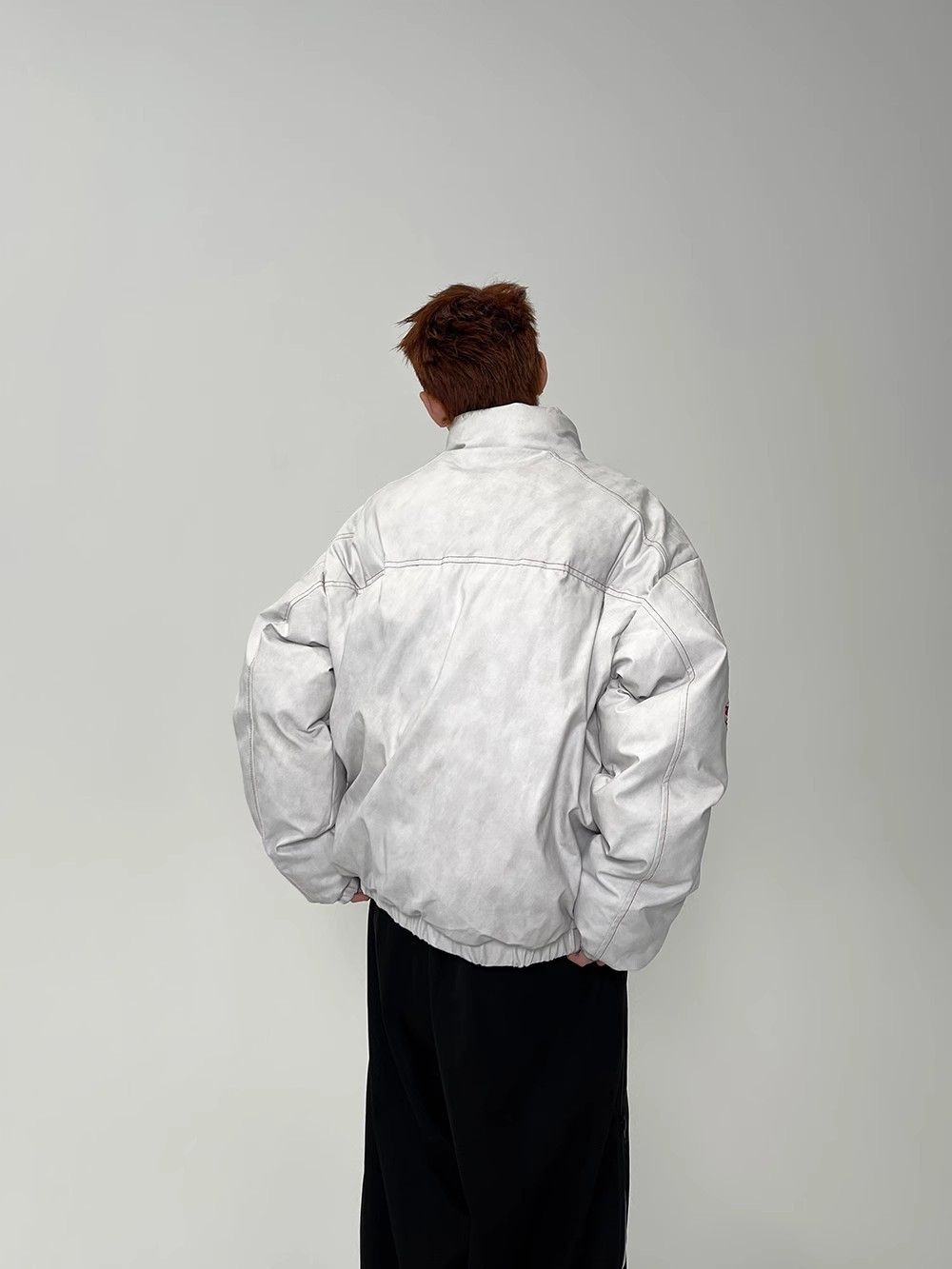 Japanese Brand Embroidery Motorcycle Padded Jacket Size US XL / EU 56 / 4 - 4 Thumbnail