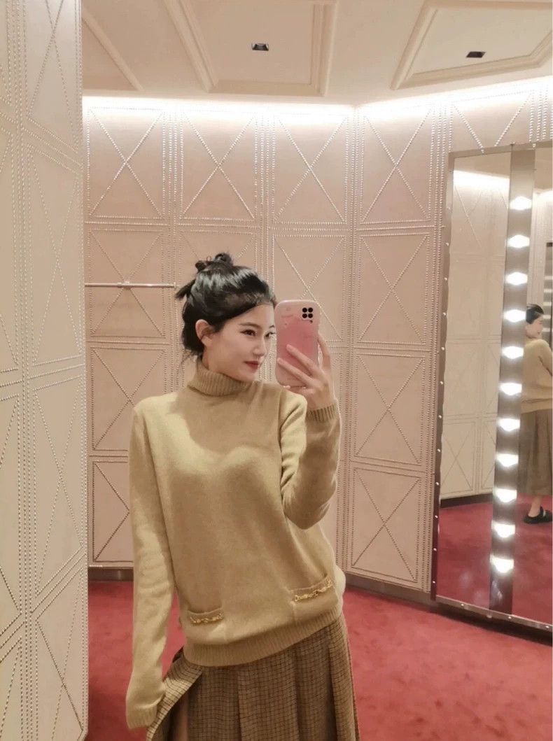Gucci Gucci Brown turtleneck cashmere knitted sweater 2502-Nextar Size US M / EU 48-50 / 2 - 8 Thumbnail
