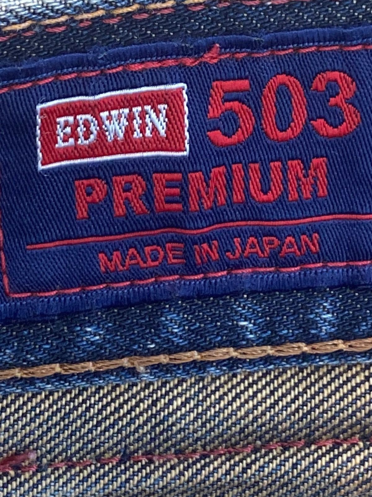 Edwin Edwin 503 Premium Faded Wash Style Loose Jeans Size US 32 / EU 48 - 14 Thumbnail