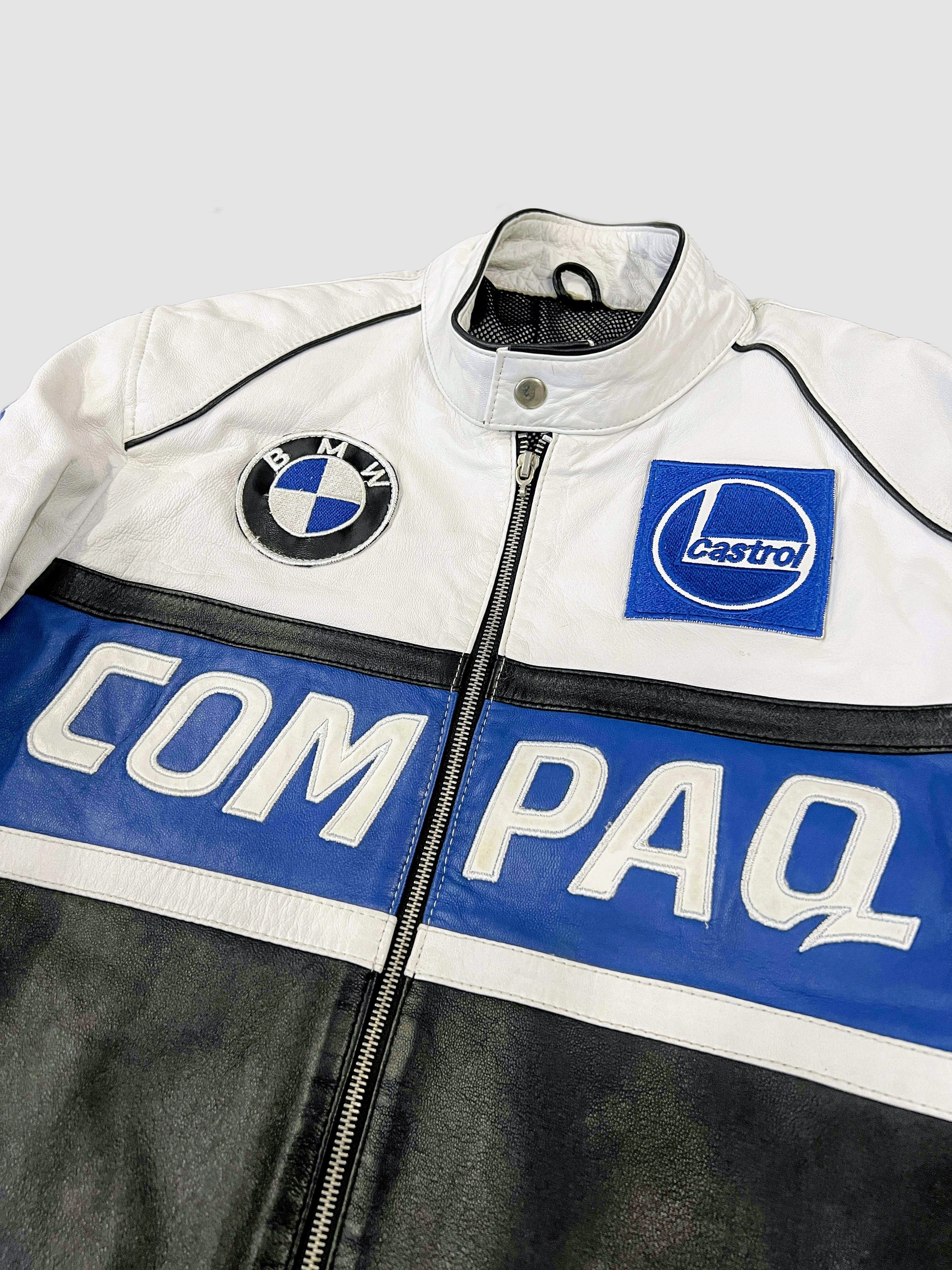 Formula 1 BMW Racing Leather Jacket Rare Streetwear Size US XL / EU 56 / 4 - 4 Thumbnail