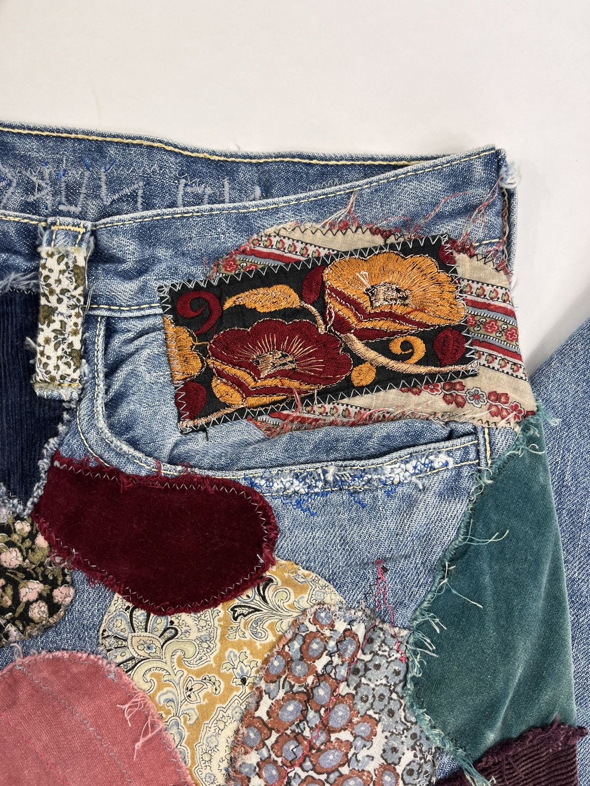 Kapital PATCH WORK JEANS Size US 34 / EU 50 - 7 Thumbnail