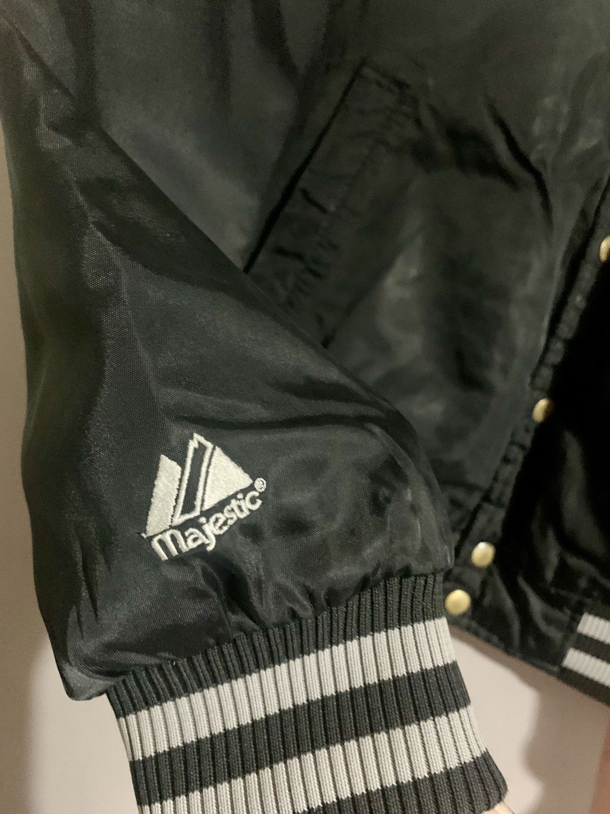 MLB × Majestic × New York Yankees 90s Vintage Majestic MLB New York Yankees Bomber Jacket Size US S / EU 44-46 / 1 - 5 Thumbnail