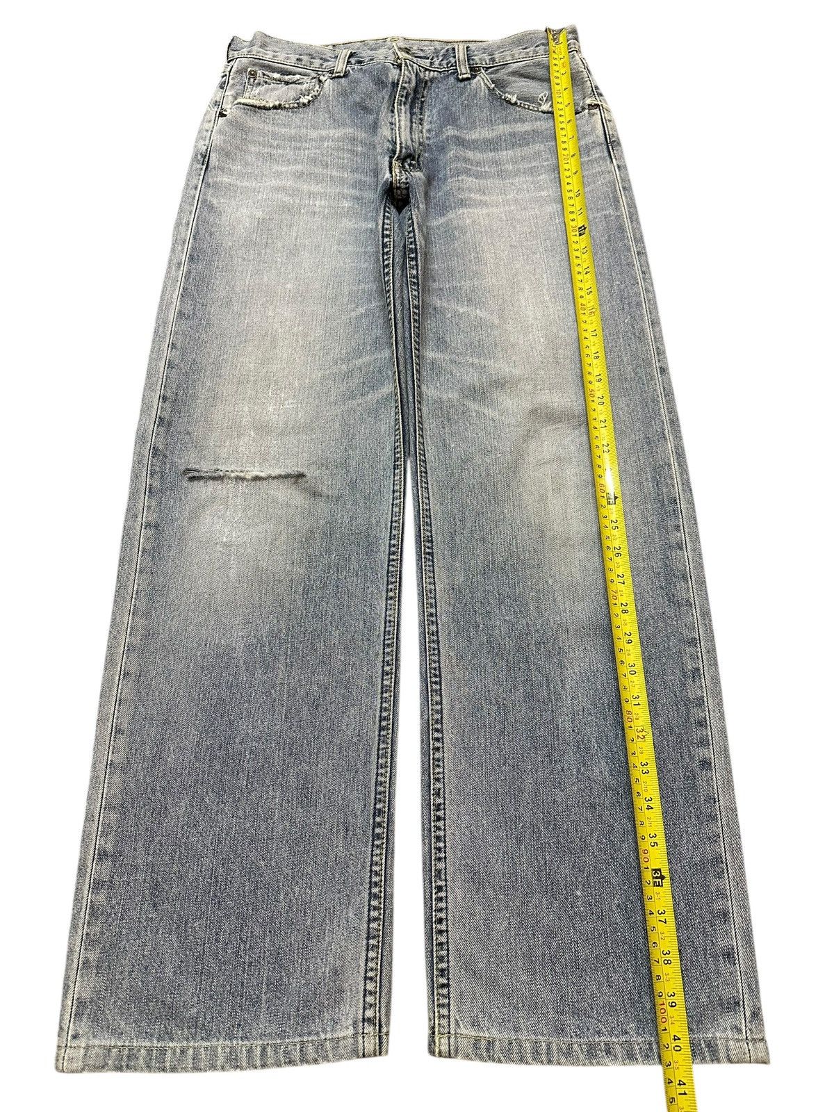 Levi's Vintage 90s Levis 503 Blue Faded Wash Distress Baggy Jeans Size US 32 / EU 48 - 13 Thumbnail