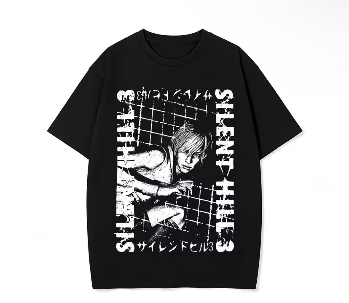 Japanese Brand Street Y2K Scary Silent Hill 3 Horror Game Print T-Shirt Size US XXL / EU 58 / 5 - 1 Thumbnail
