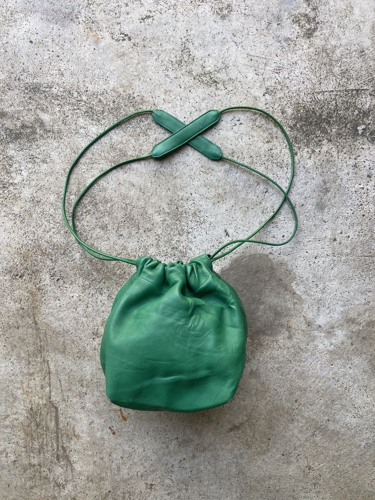 Jil Sander Jill Sander ‘Dumpling’ Leather Drawstring Shoulder Bag Size ONE SIZE - 1 Thumbnail