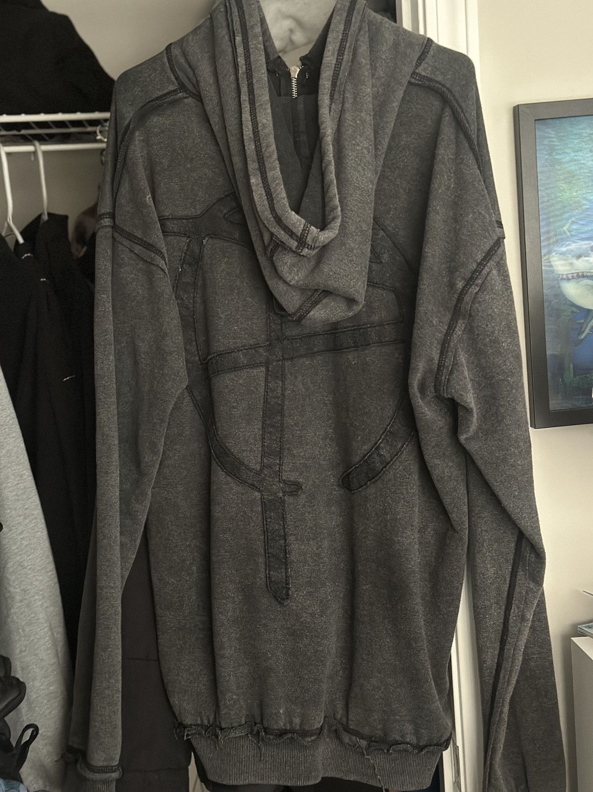 Other Pholoh phantom Black zip-up sweatshirt with a unique design Size US XL / EU 56 / 4 - 3 Thumbnail
