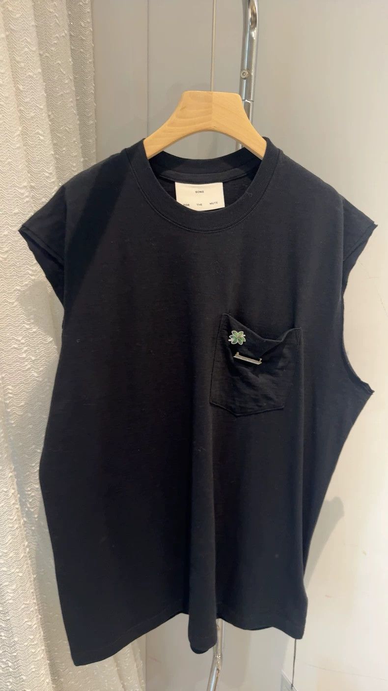 Song For The Mute black printed vest