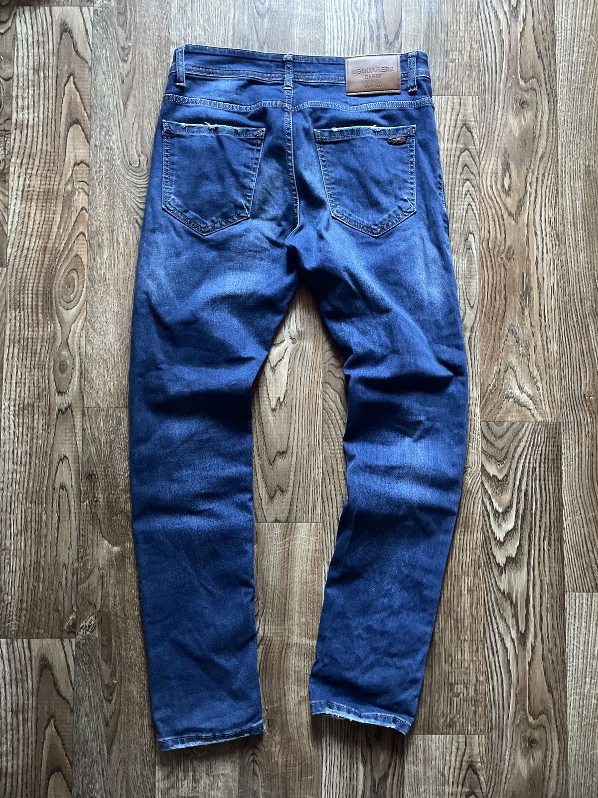 Dsquared2 Dsquared Jeans Italian Designer Navy Denim Rare Vintage Y2K Size US 32 / EU 48 - 7 Thumbnail