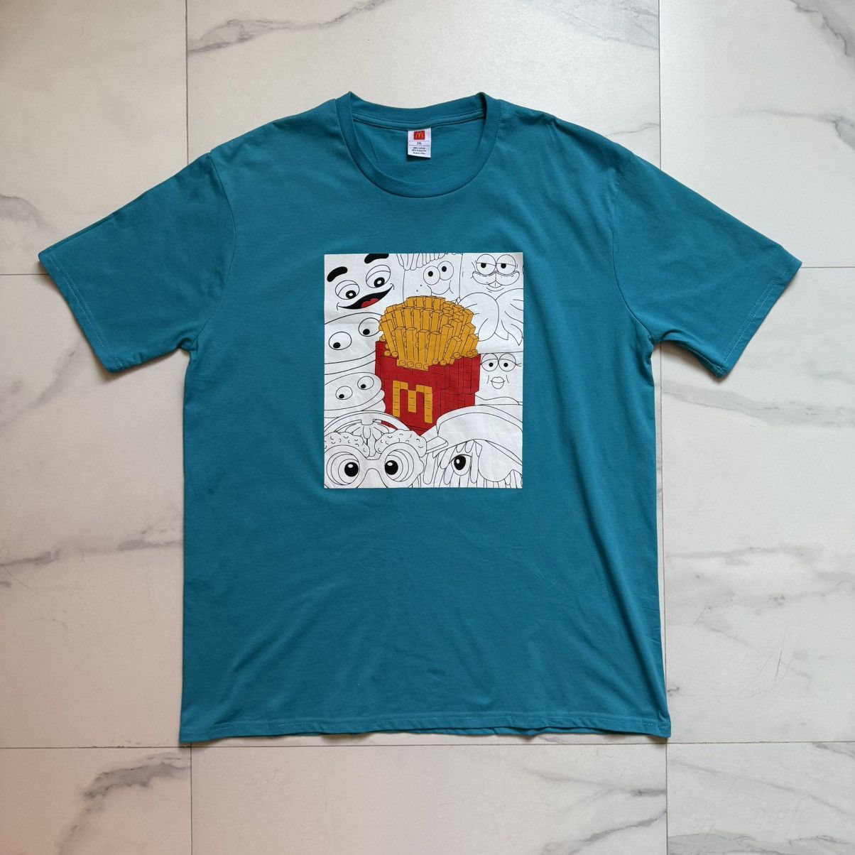 Hypebeast × LEGO McDonald’s Nanoblock Fries & Old Friends T-Shirt Size US XL / EU 56 / 4 - 2 Thumbnail