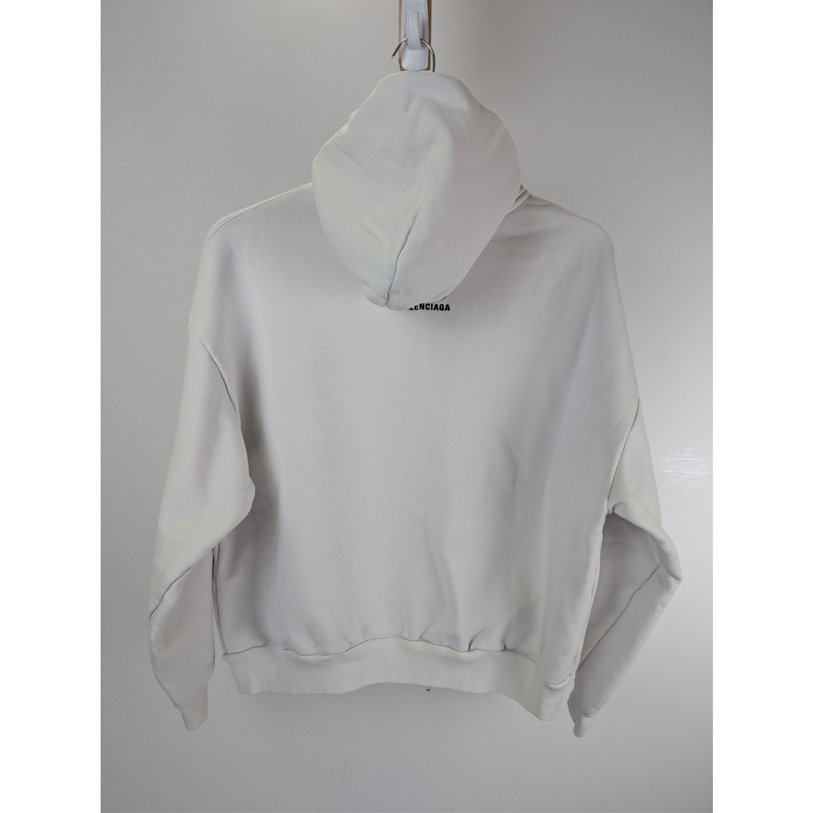 Balenciaga × Under Armour o1rshd1 UA Regular Zip-up Hoodie in Dirty White/Black Size US XXL / EU 58 / 5 - 9 Thumbnail