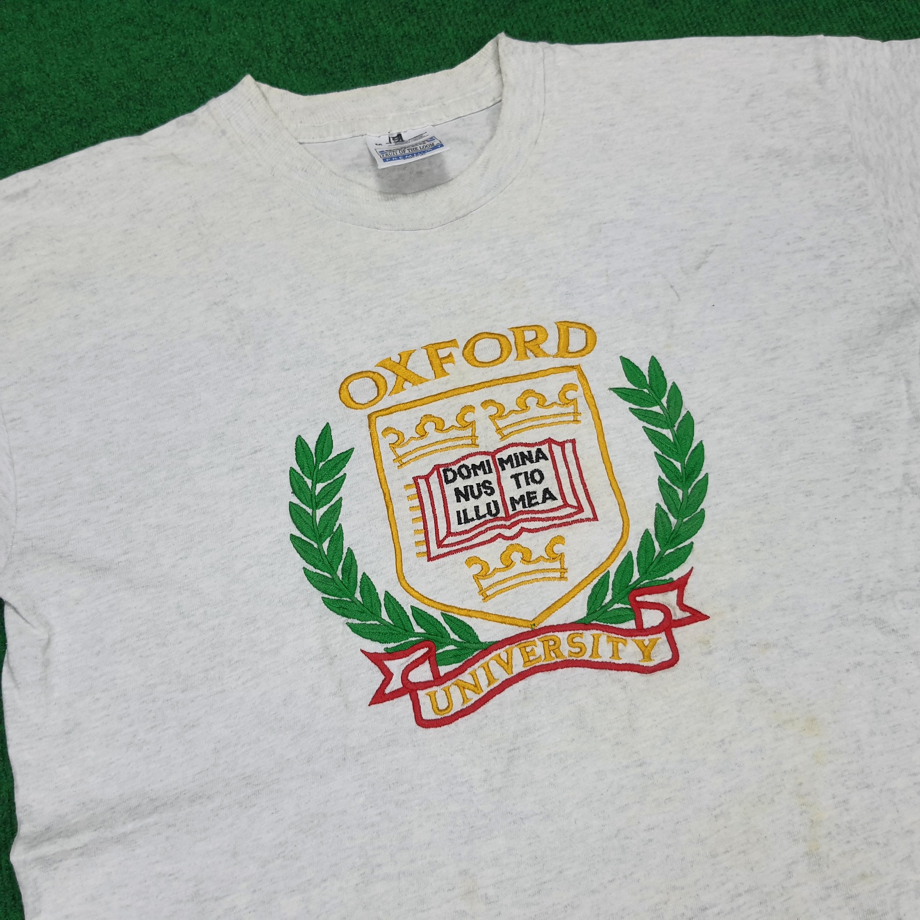 Vintage Vintage Oxford University College T-shirt Size US M / EU 48-50 / 2 - 2 Thumbnail