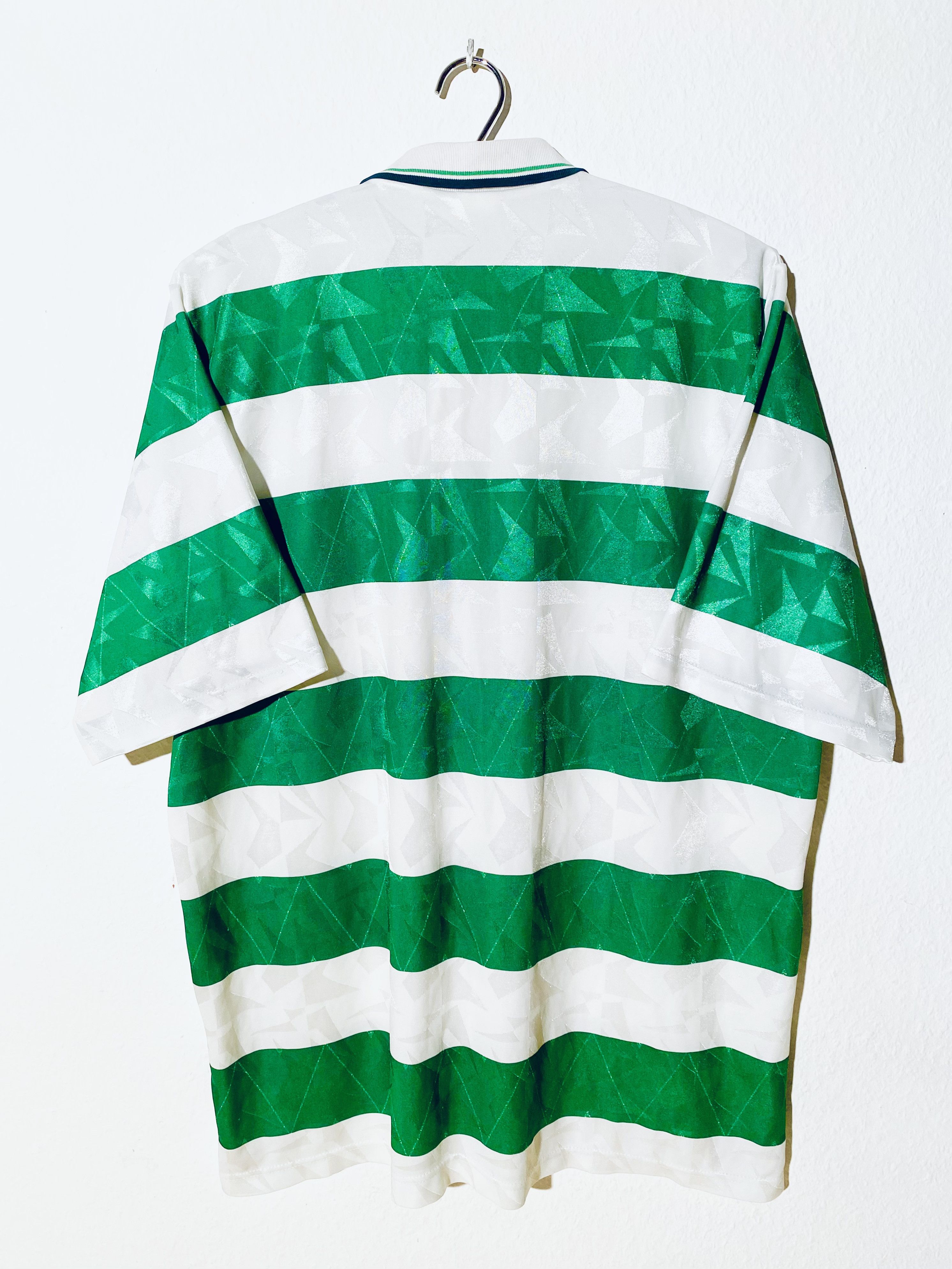 Umbro Celtic Home Jersey Shirt 1989 - 1991 Size US XL / EU 56 / 4 - 2 Thumbnail