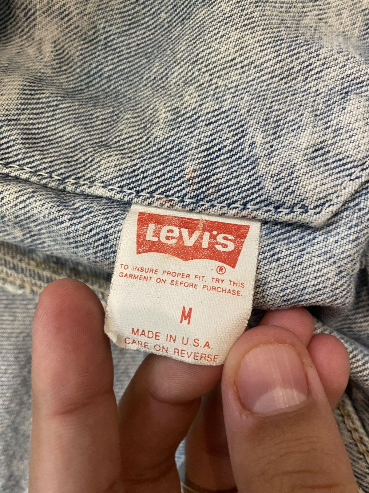 Levi's Vintage Levi’s Denim Jacket Size US M / EU 48-50 / 2 - 5 Thumbnail