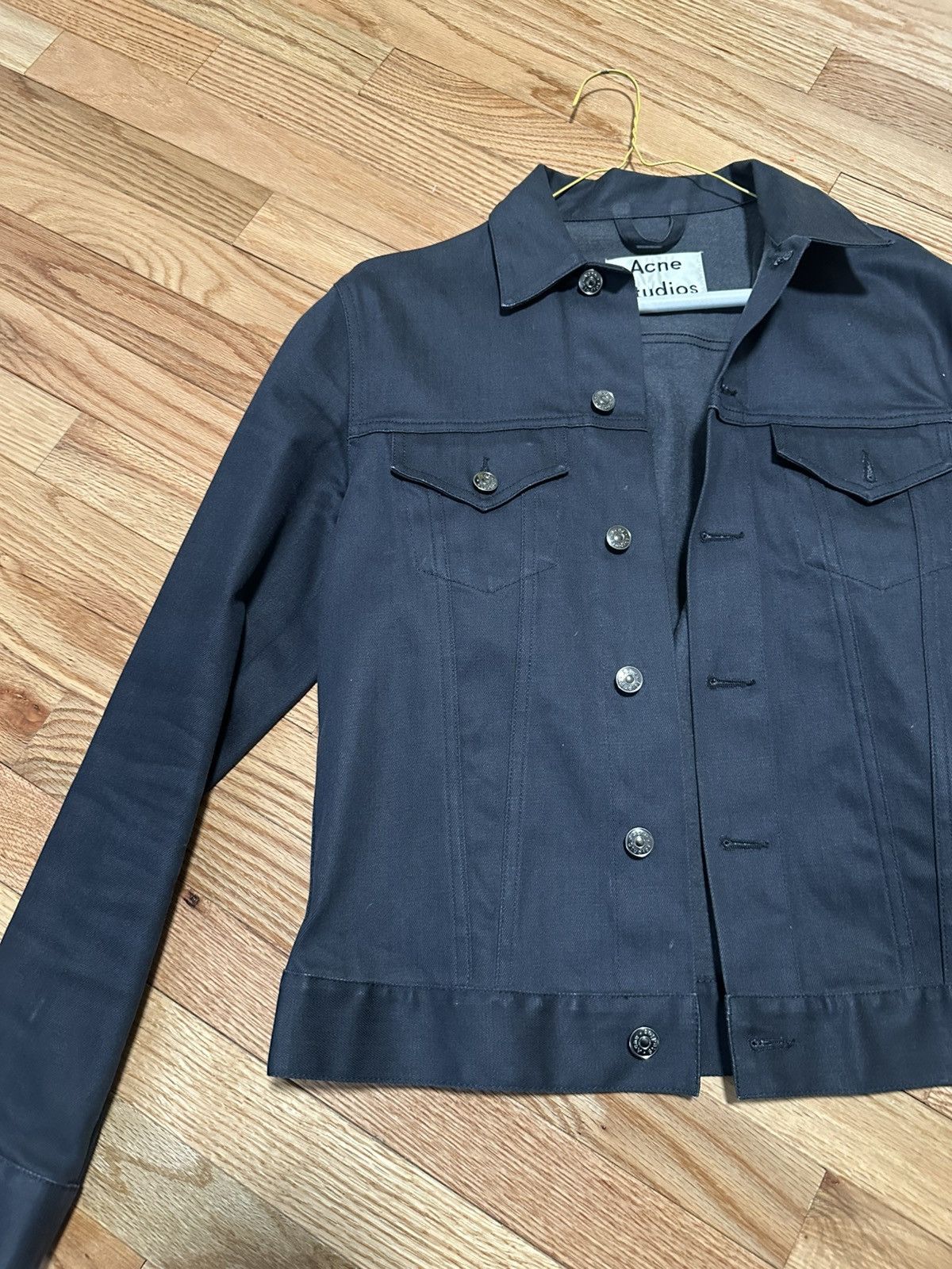 Acne Studios ANCE STUDIOS NAVY DENIM JACKET Size US S / EU 44-46 / 1 - 2 Thumbnail