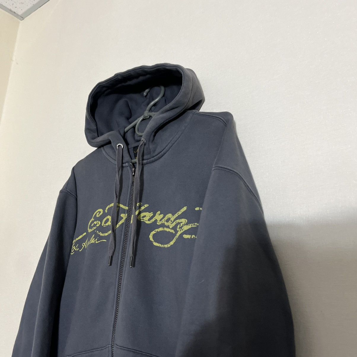 Ed Hardy Vintage Ed Hardy Scull Full Zip Hoodie Y2K Size US L / EU 52-54 / 3 - 2 Thumbnail