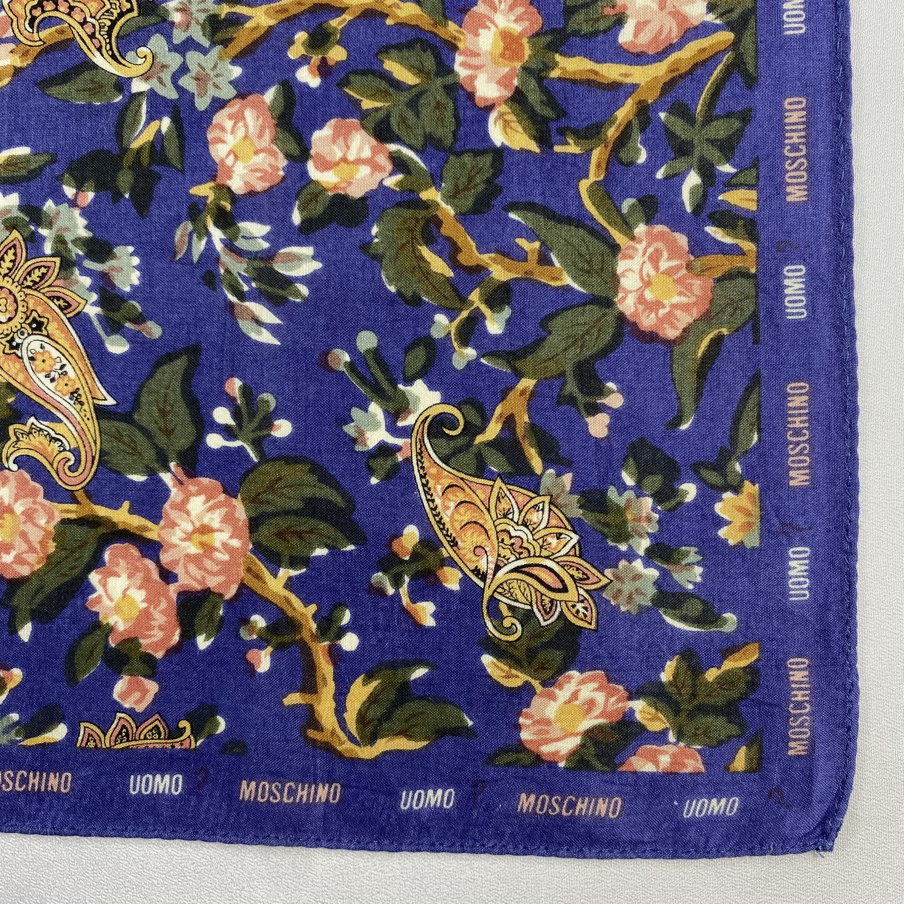 Moschino × Vintage Moschino Bandana/ Handkerchief / Neckerchief-P1243 Size ONE SIZE - 3 Thumbnail