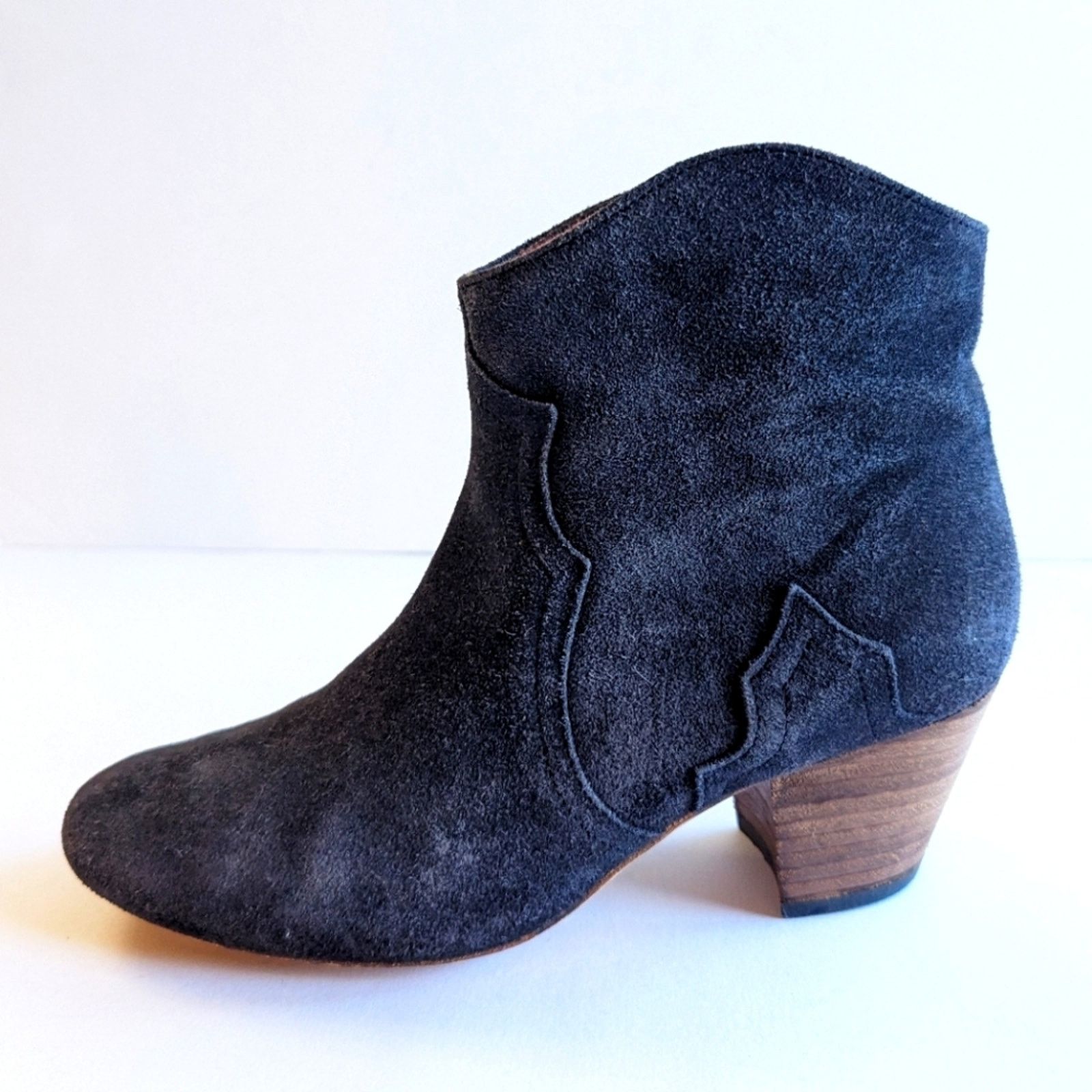 Isabel Marant Isabel Marant Booties Suede Leather Wooden Heel Boots US 6 Size US 6 / IT 36 - 3 Thumbnail