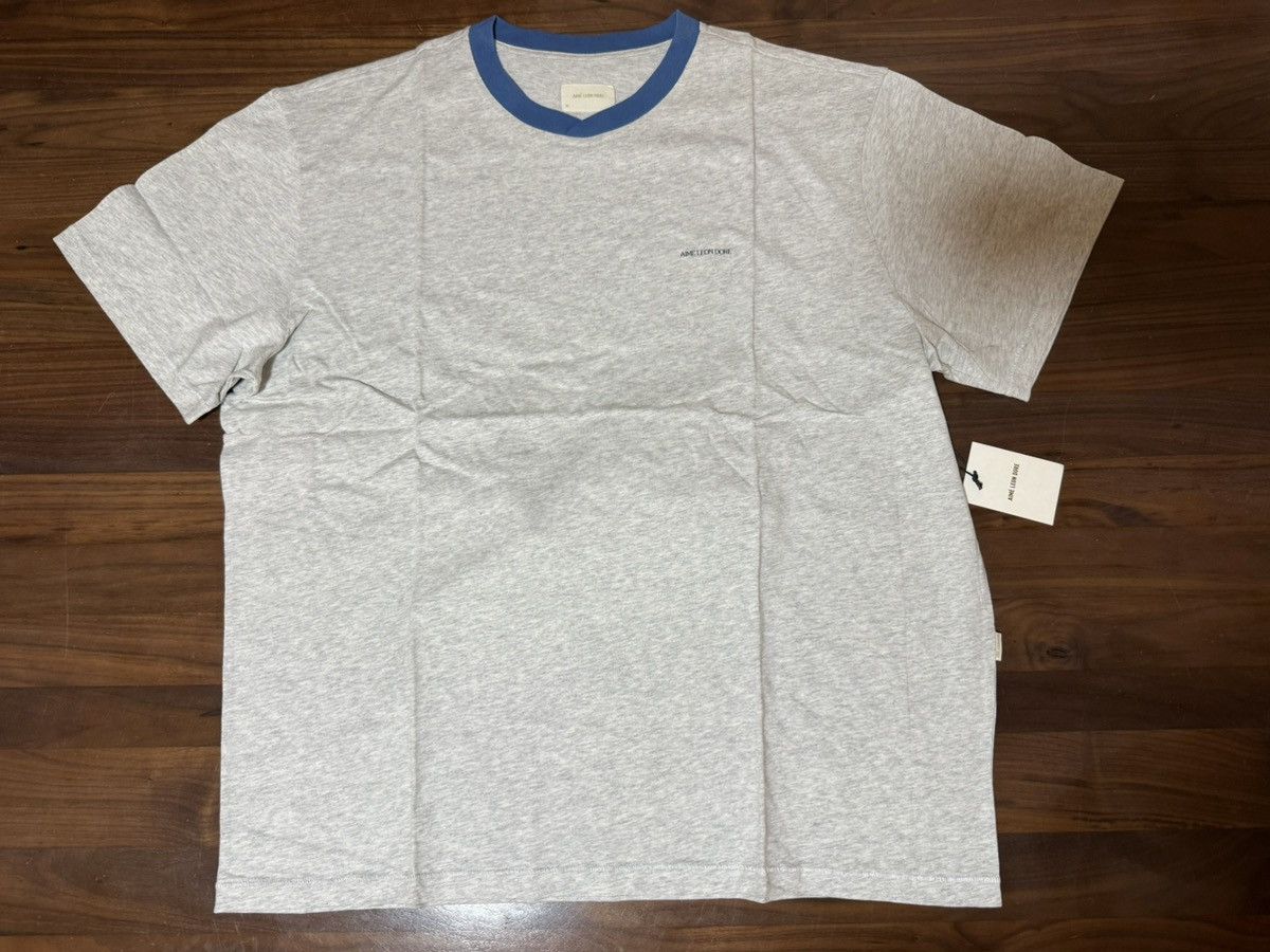 Aime Leon Dore Aime Leon Dore ALD Marina Ringer Collar Tee Grey size XL Size US XL / EU 56 / 4 - 1 Thumbnail