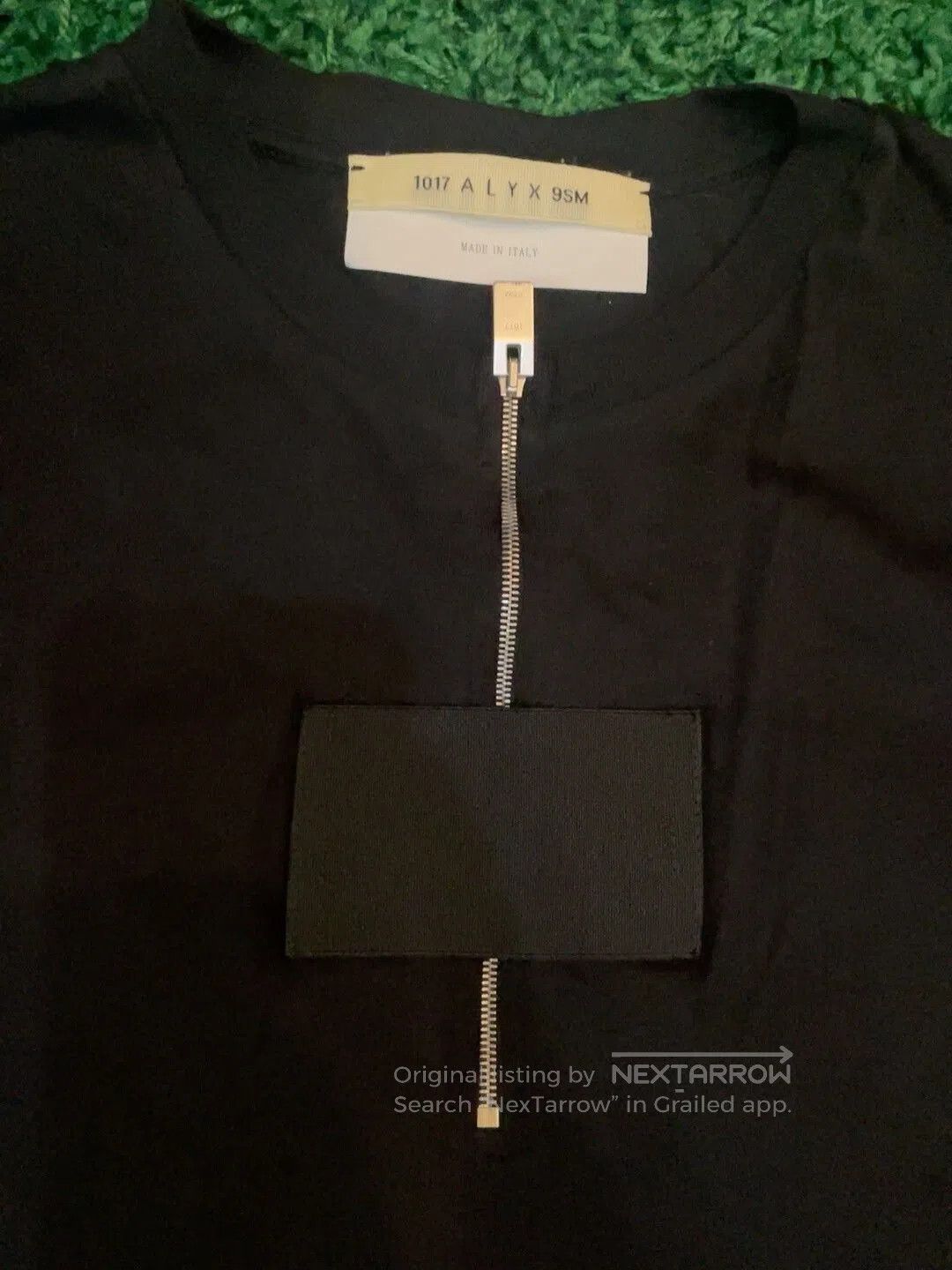 1017 ALYX 9SM 1017 Alyx 9SM Black Zip Tee. Size US XL / EU 56 / 4 - 2 Thumbnail