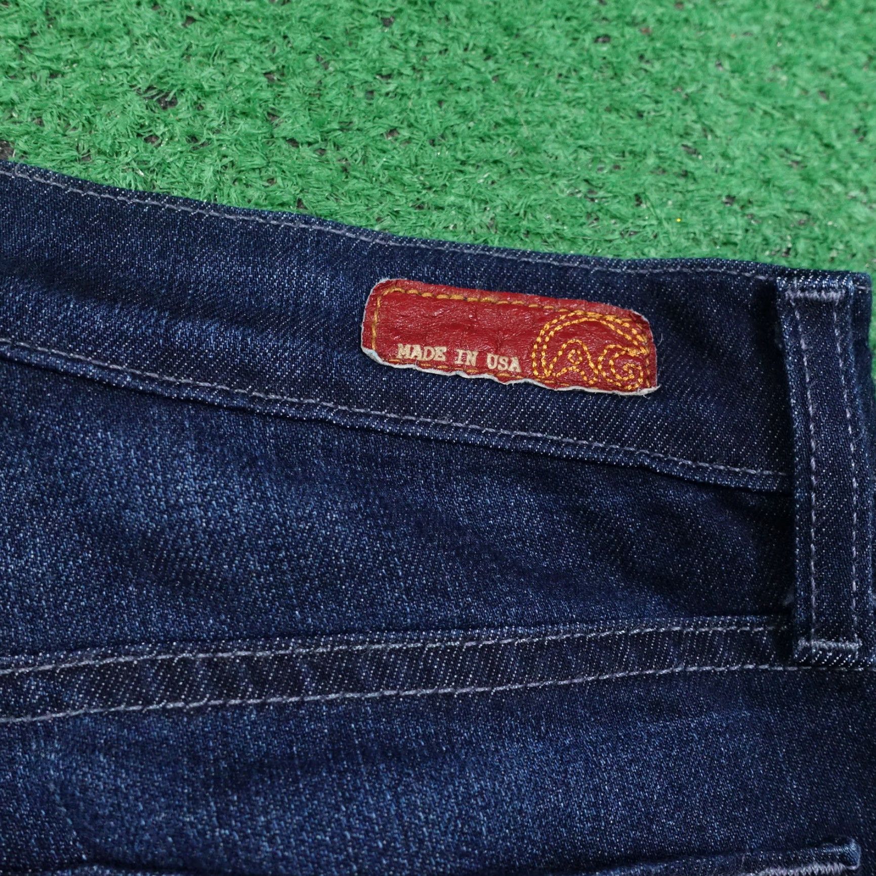 Vintage ADRIANO GOLDSCHMIED THE FARRAH SKINNY HIGH RISE DENIM BLUE JEANS WOMENS 28R Size 28" / US 6 / IT 42 - 6 Thumbnail