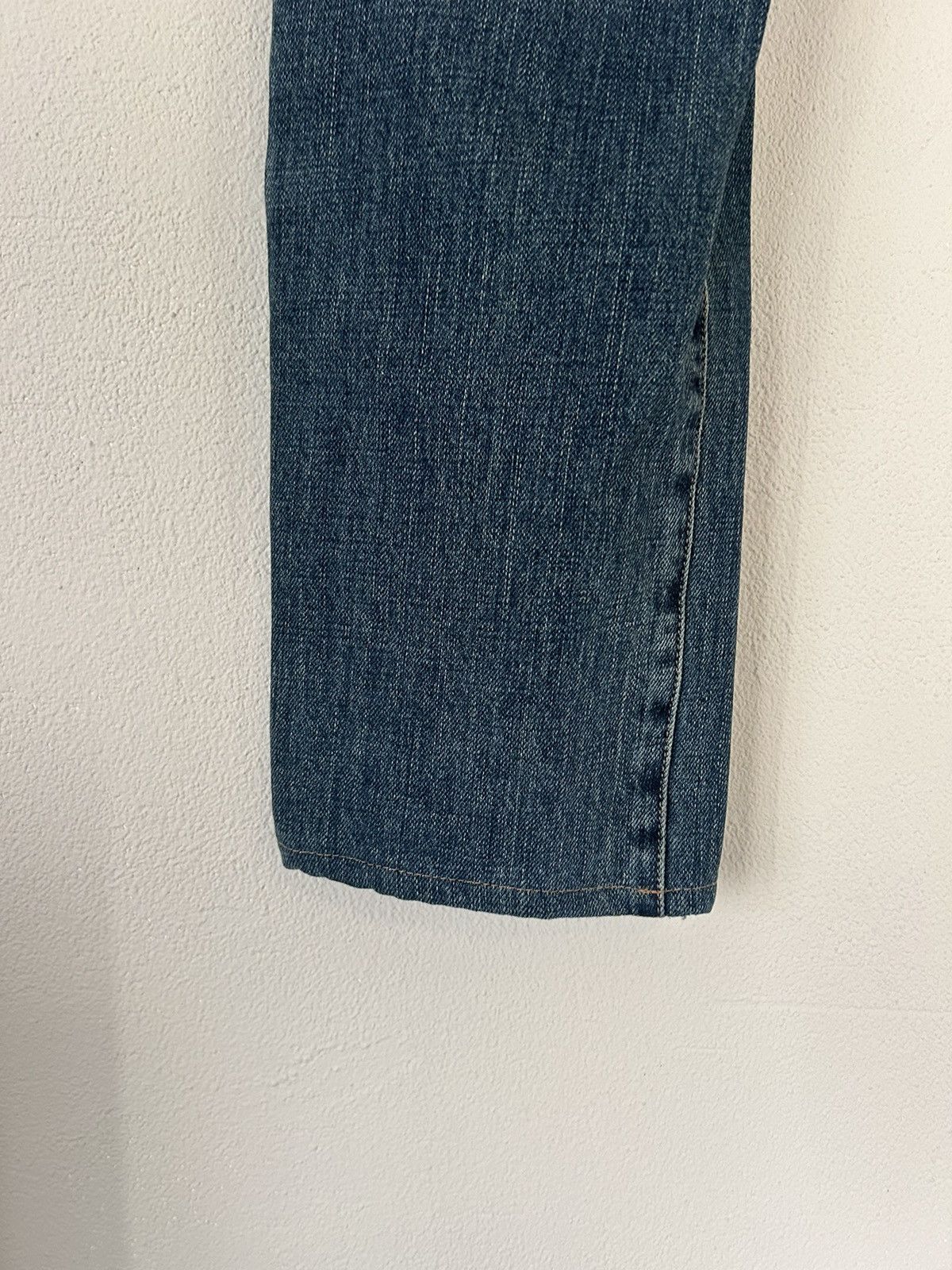 Balmain Blue Denim Biker Jeans Size US 31 - 8 Thumbnail