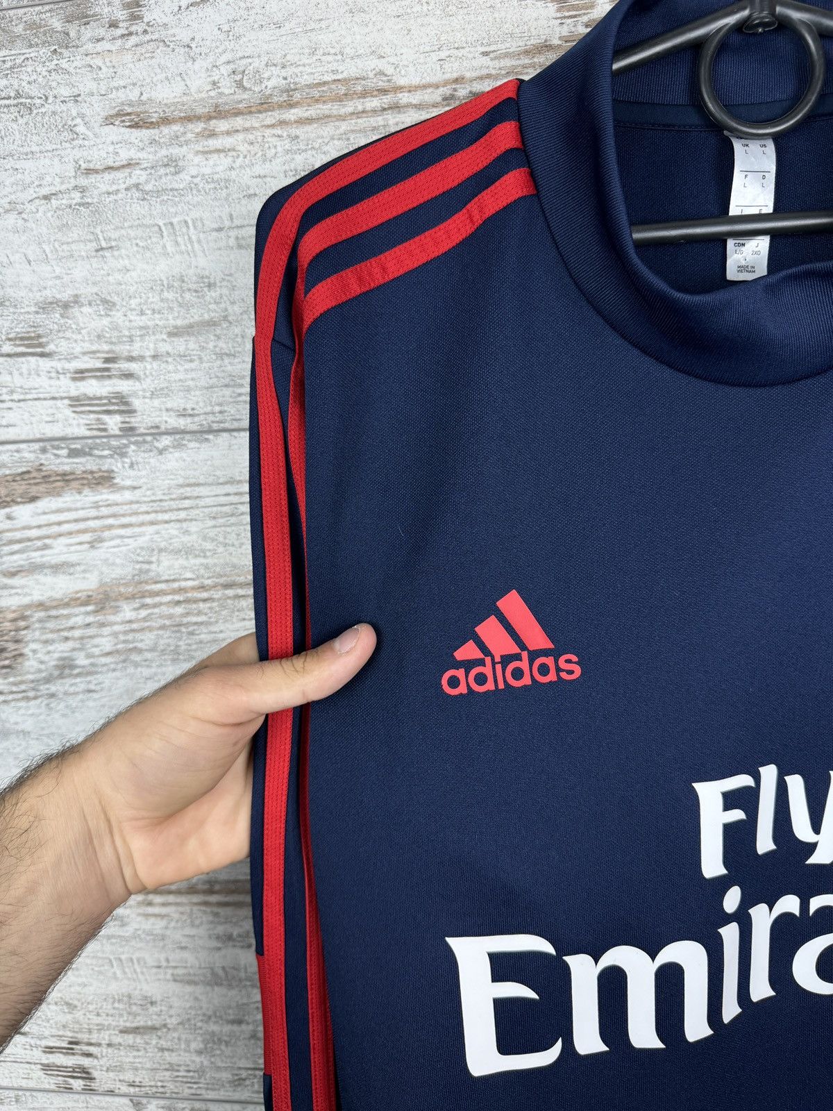 Adidas × Vintage Mens Vintage Adidas Arsenal FC soccer jersey T-shirt tee Size US L / EU 52-54 / 3 - 5 Thumbnail