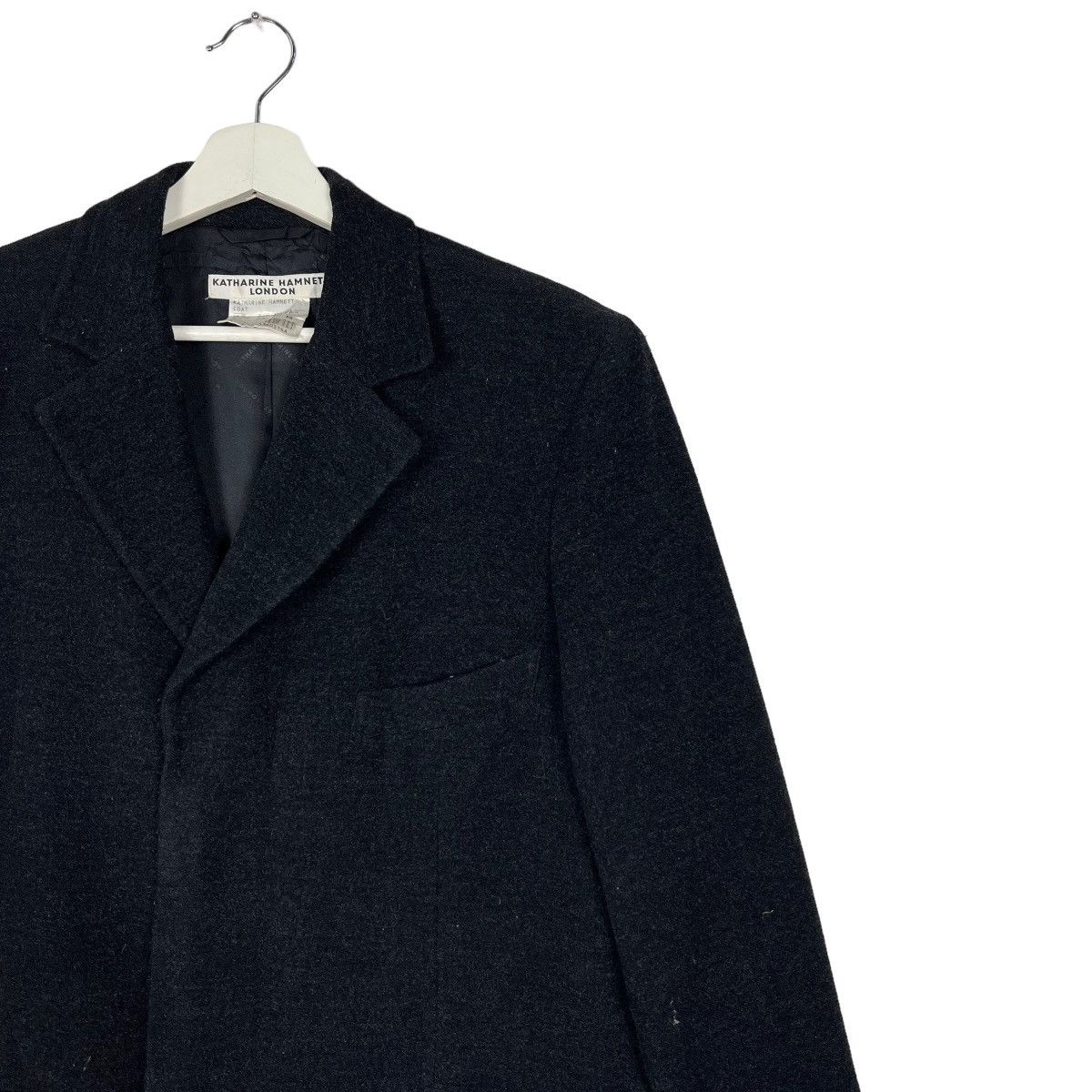 Katharine Hamnett London 🔥 KATHARINE HAMNETT LONDON WOOL OVERCOAT Size US M / EU 48-50 / 2 - 6 Thumbnail
