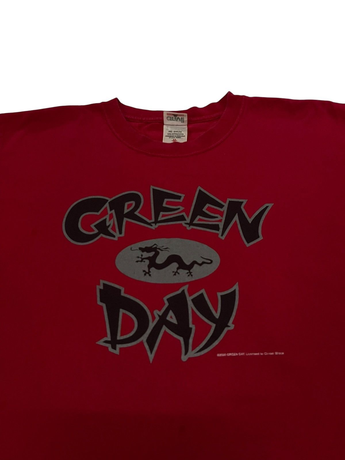 Band Tees × Beauty Beast × Vintage Vintage y2k Greenday Asian Red dragon / Alternative Rock Size US M / EU 48-50 / 2 - 4 Thumbnail