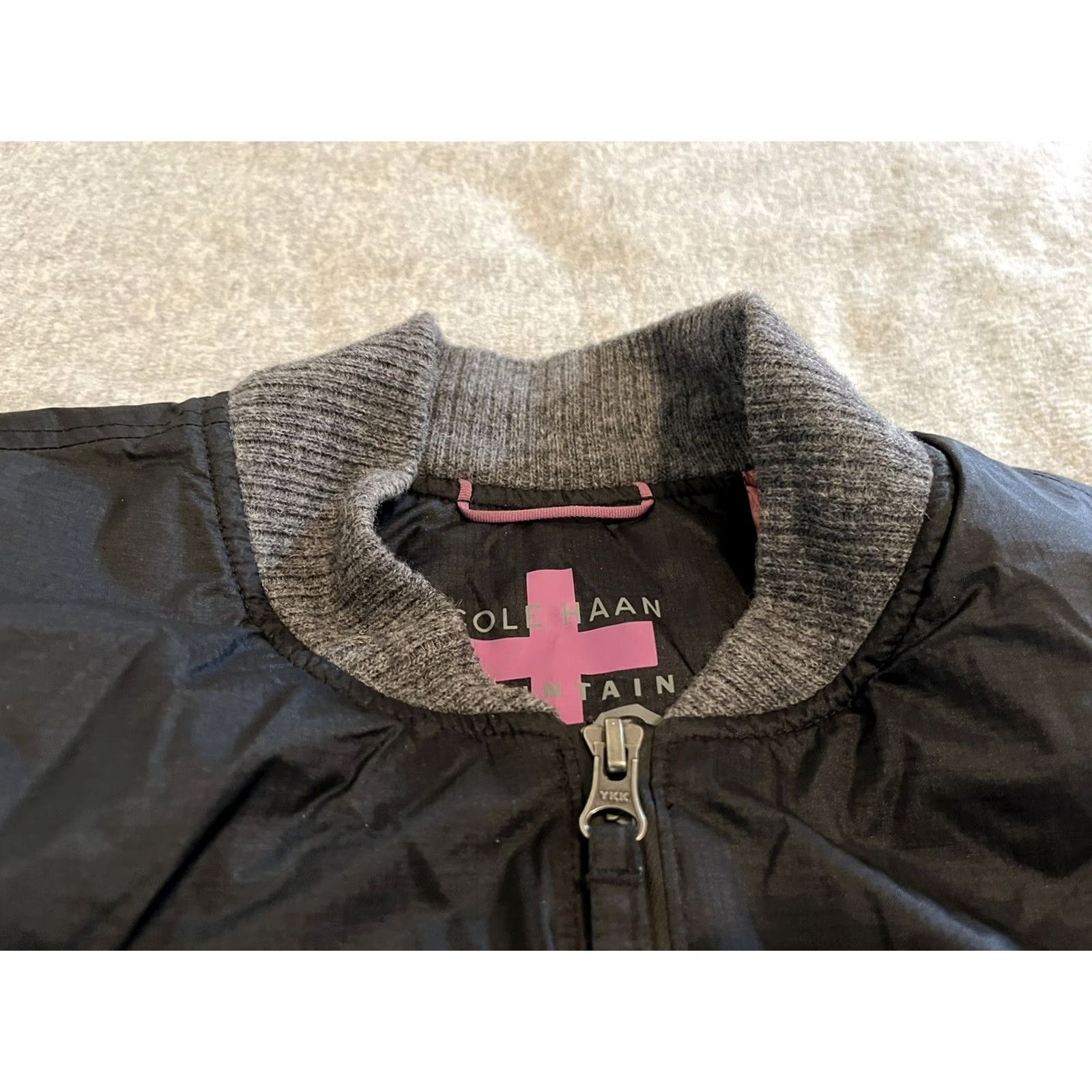 Cole Haan Cole Haan Jacket Womens Small Zip Down Black Nylon Goose Down Feather Mountain Hard Wear Goose Down Feather Black Jacket Womens Small Size S / US 4 / IT 40 - 7 Thumbnail