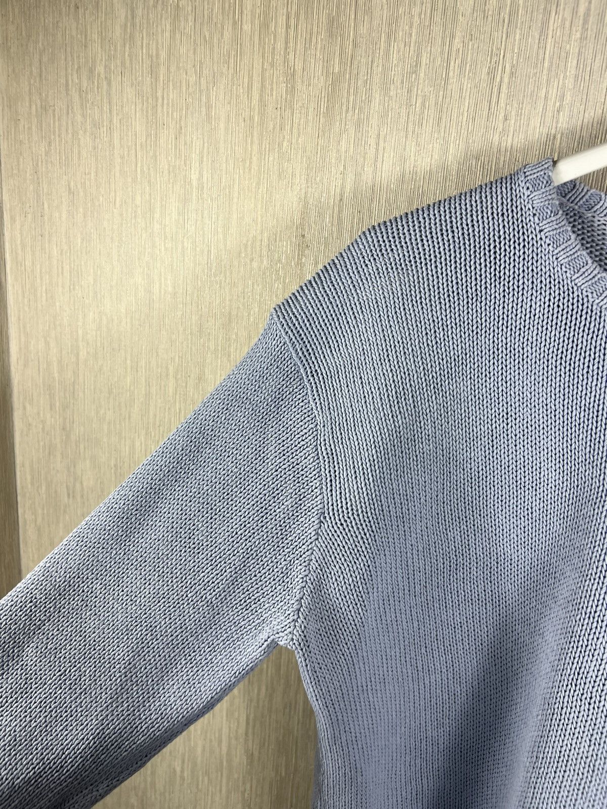 Polo Ralph Lauren Vintage Polo by Ralph Lauren baby blue linen knitted sweater Size US L / EU 52-54 / 3 - 9 Thumbnail