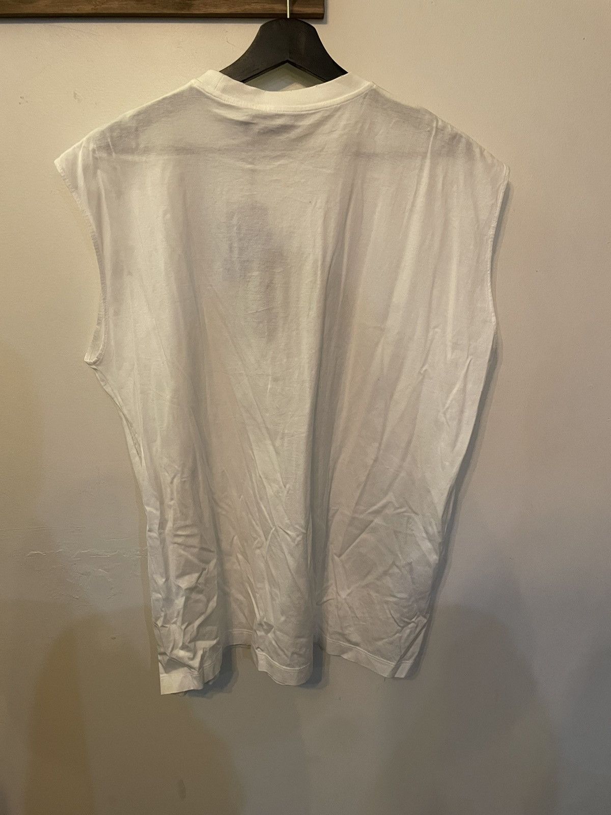 Prada PRADA SLIM FIT DISTRESSED LOGO TANK Size US XS / EU 42 / 0 - 2 Thumbnail