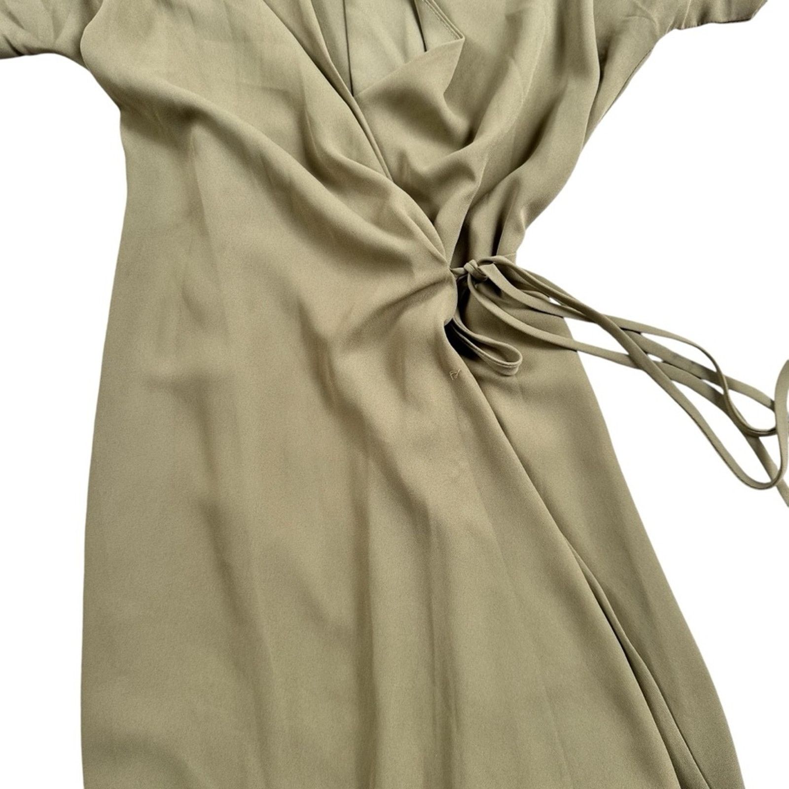 Aritzia Aritzia Babaton Wallace Wrap Mini Dress – Sage – Size XXS Size XXS / US 00 / IT 34 - 3 Thumbnail