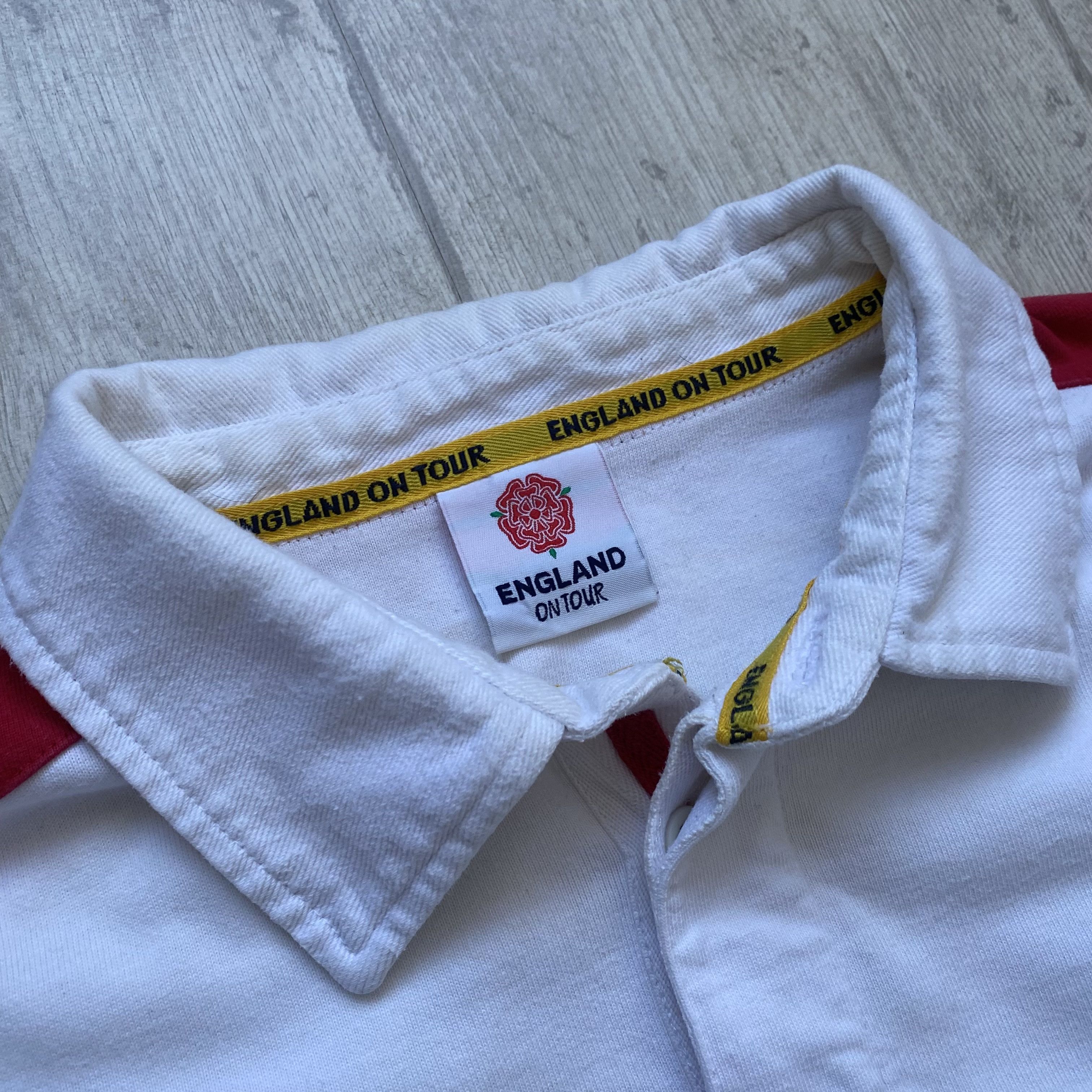 Cotton Traders 🏈 Vintage England Rugby jersey Championship Shirt blockore Size US XL / EU 56 / 4 - 5 Thumbnail